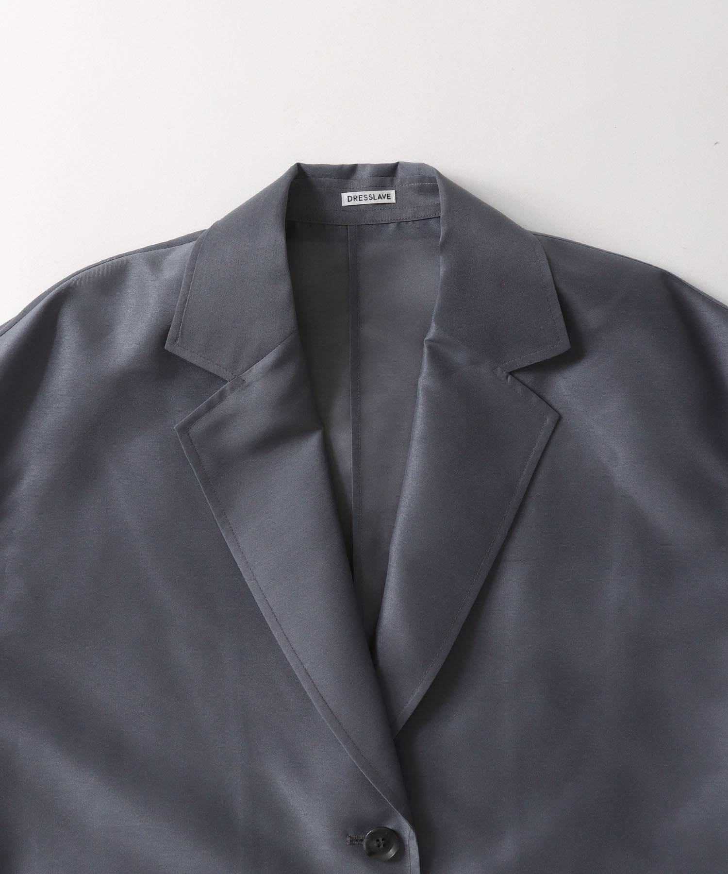 sheer organdy boyfriend big jacket
