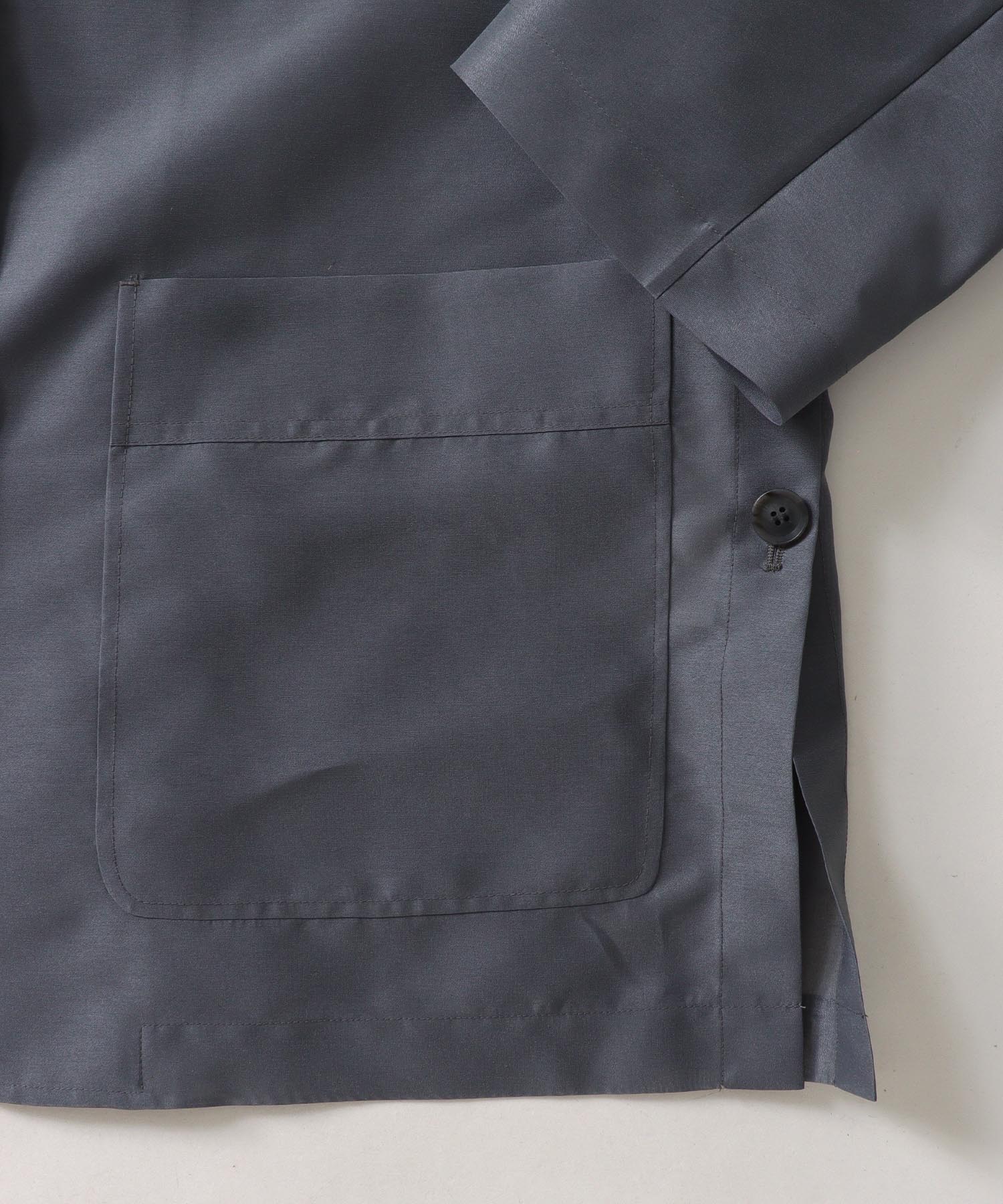 sheer organdy boyfriend big jacket