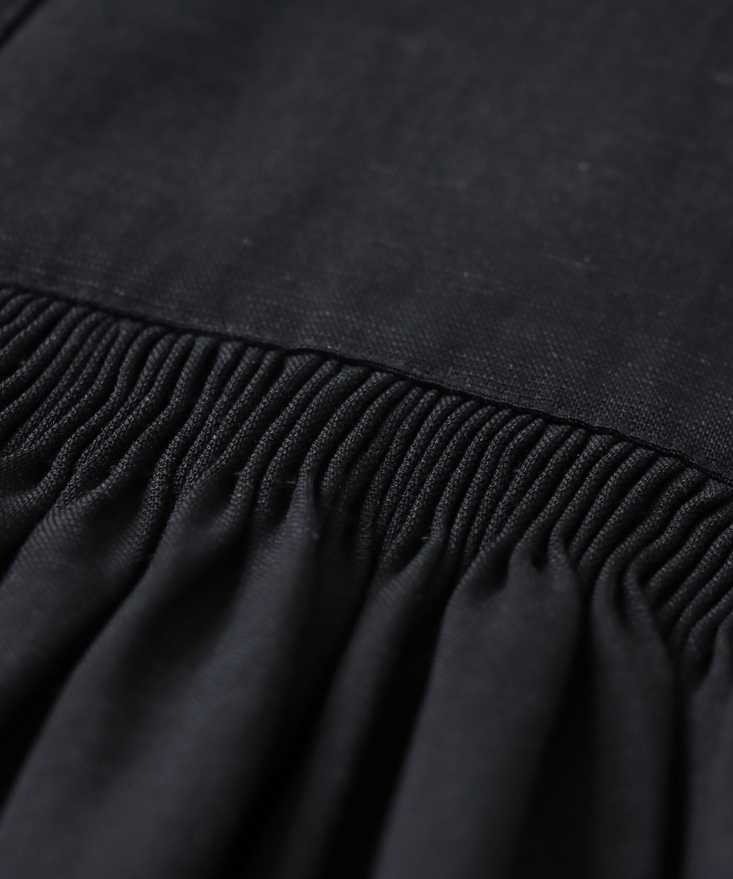 volume pleats tuck dress