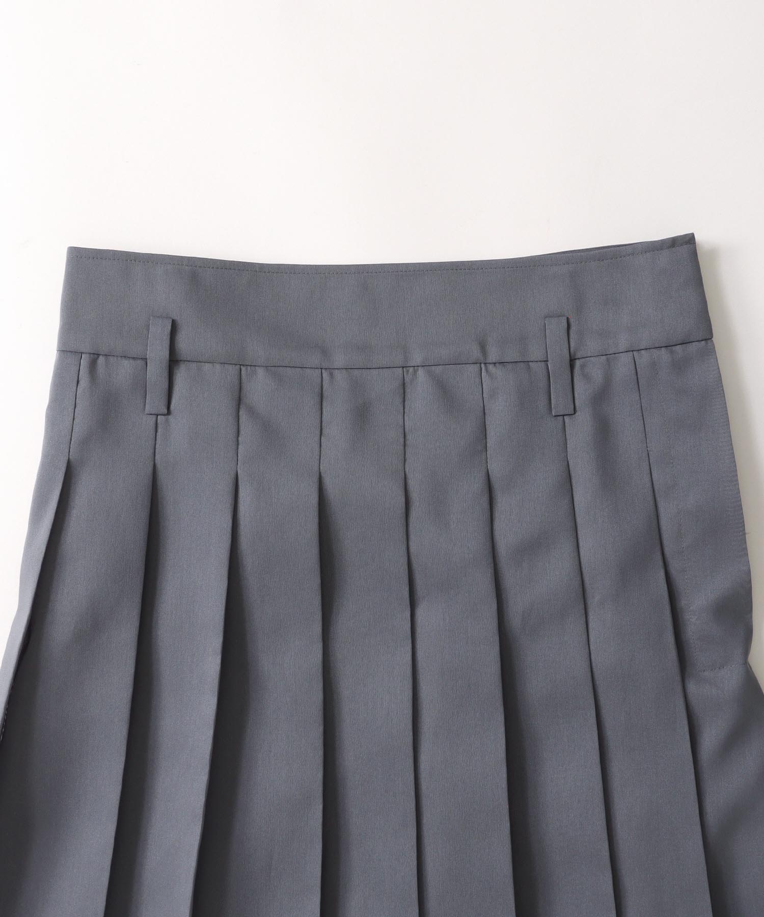 sheer organdy school pleated skirt