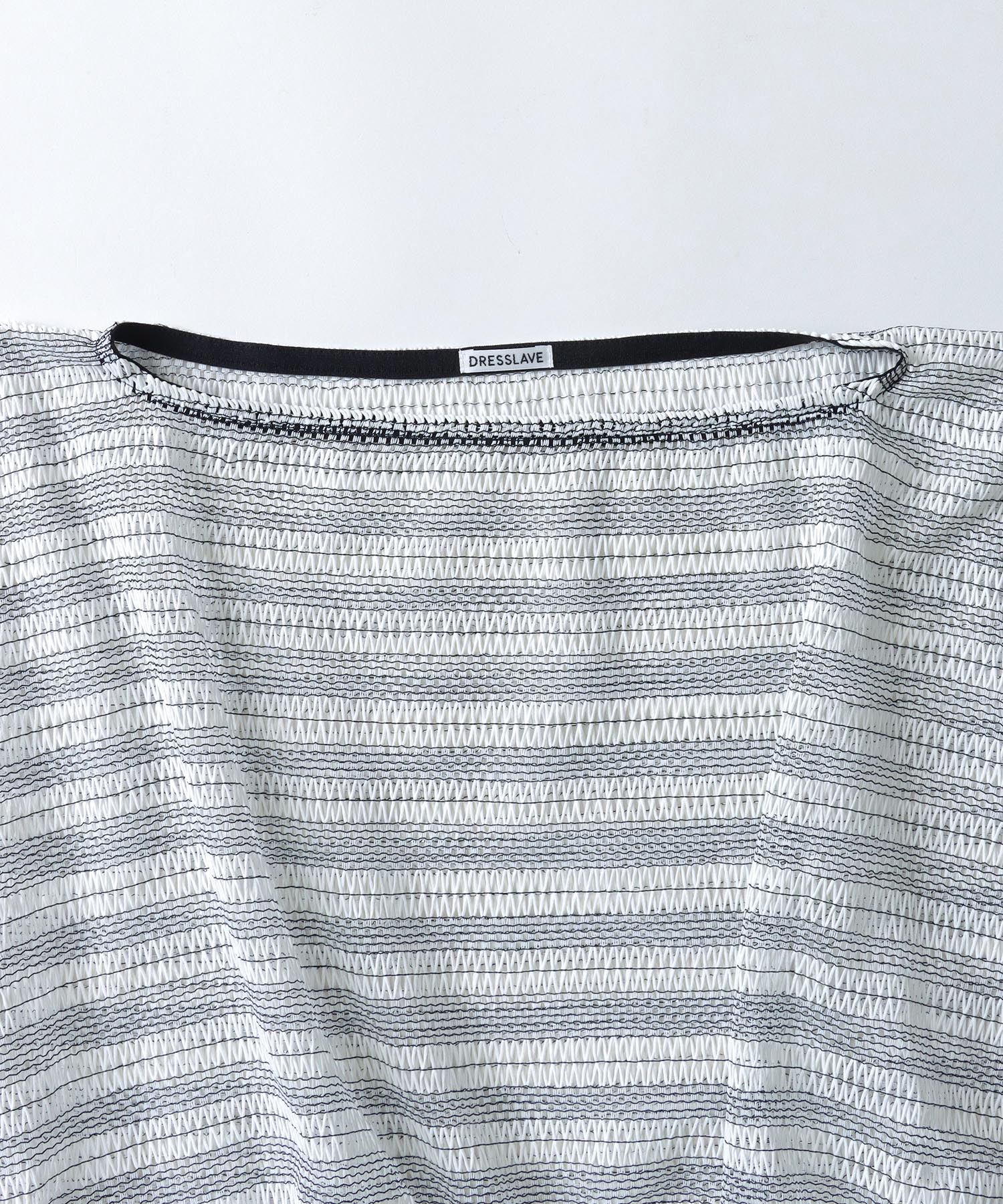 sheer mesh border butterfly blouse