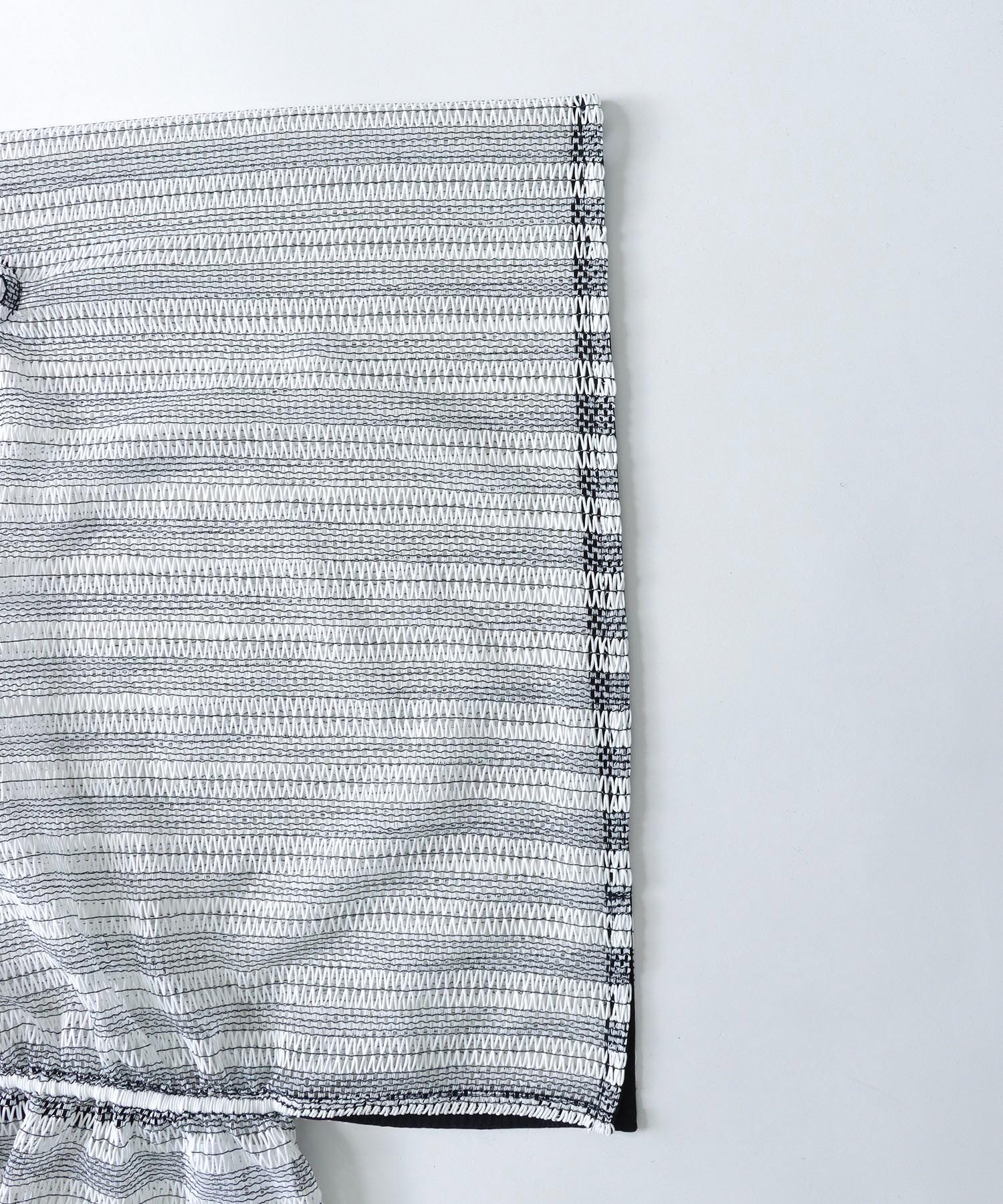 sheer mesh border butterfly blouse