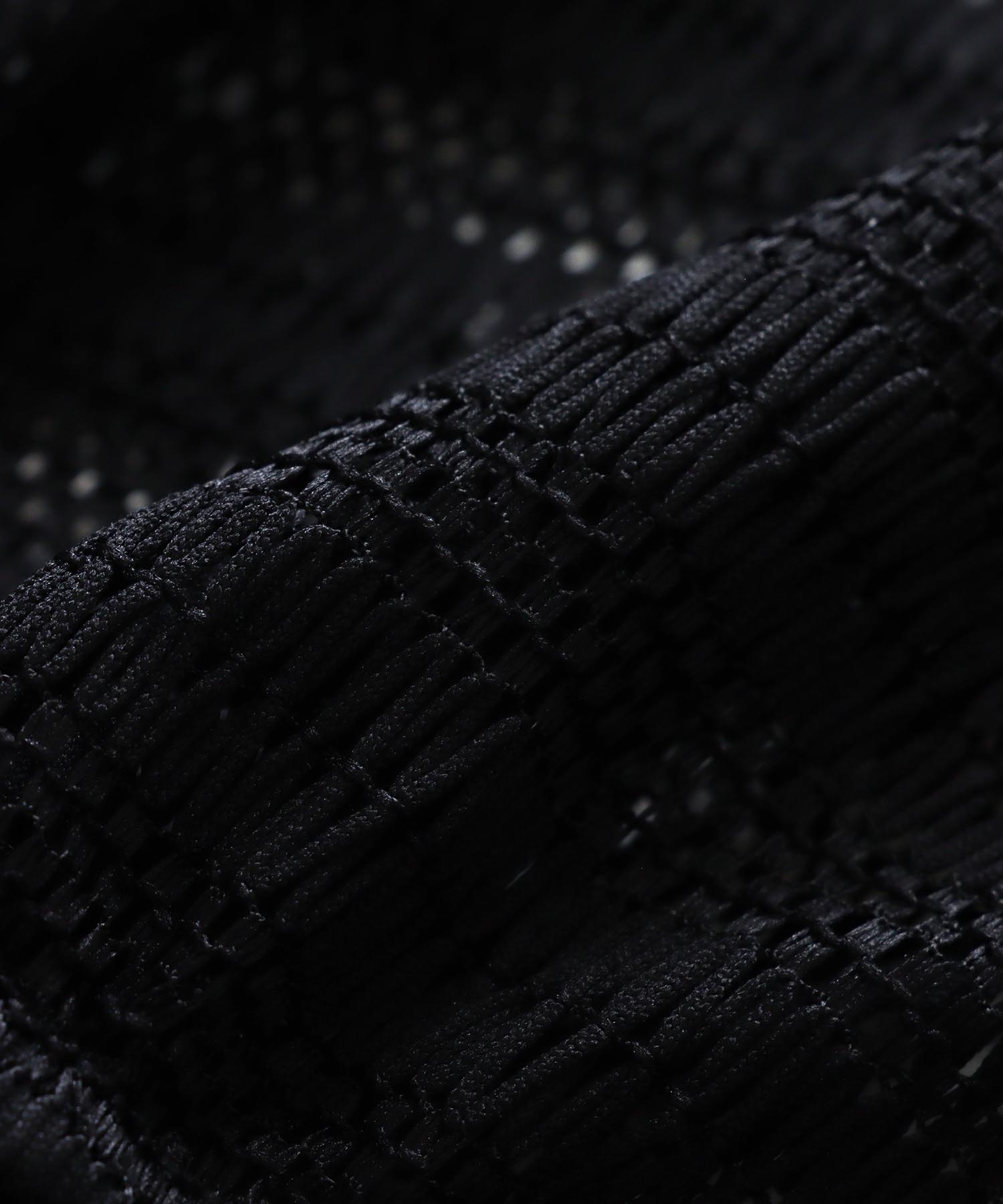 sheer mesh border flare skirt