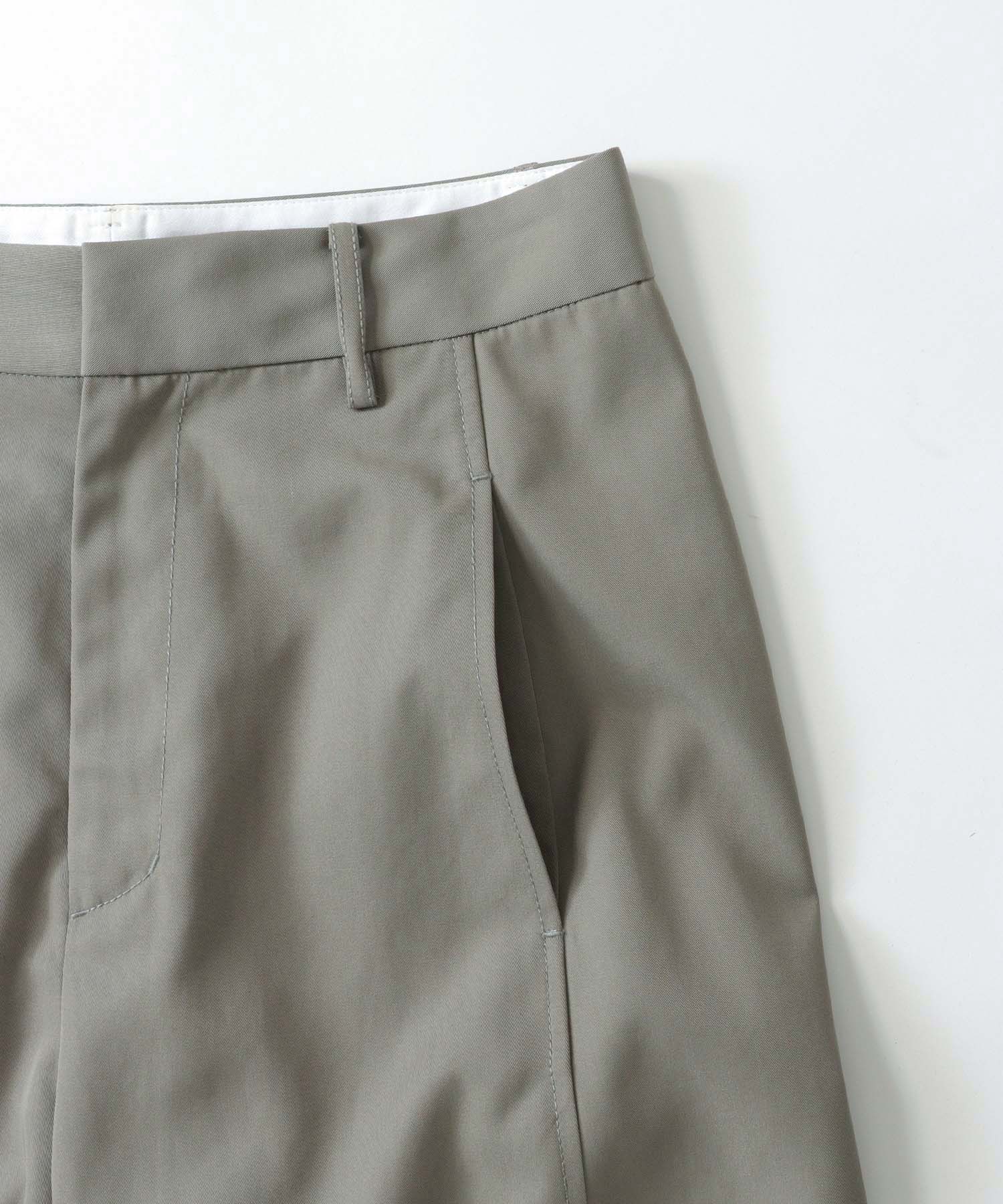 twill barrel pants