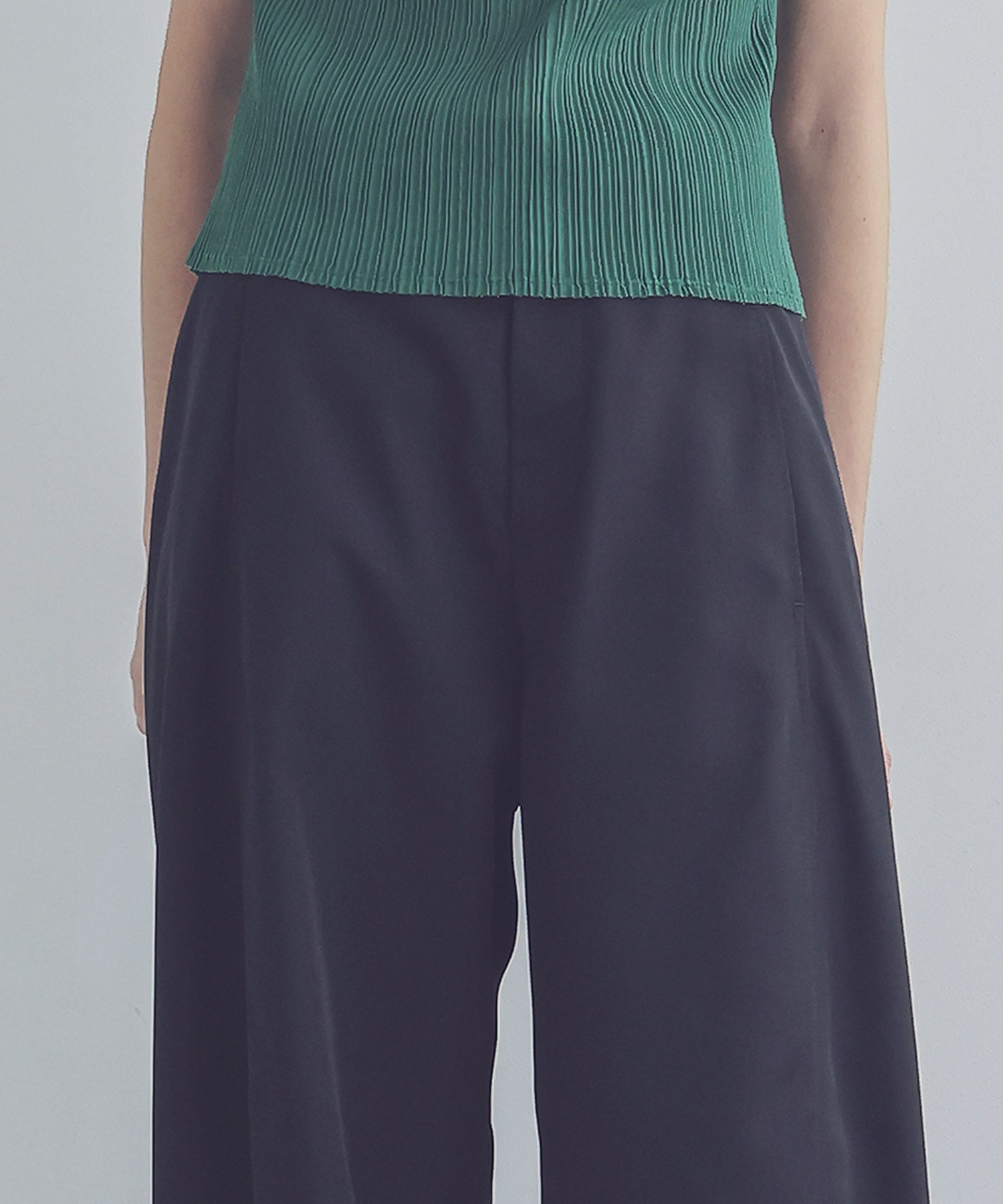 twill barrel pants
