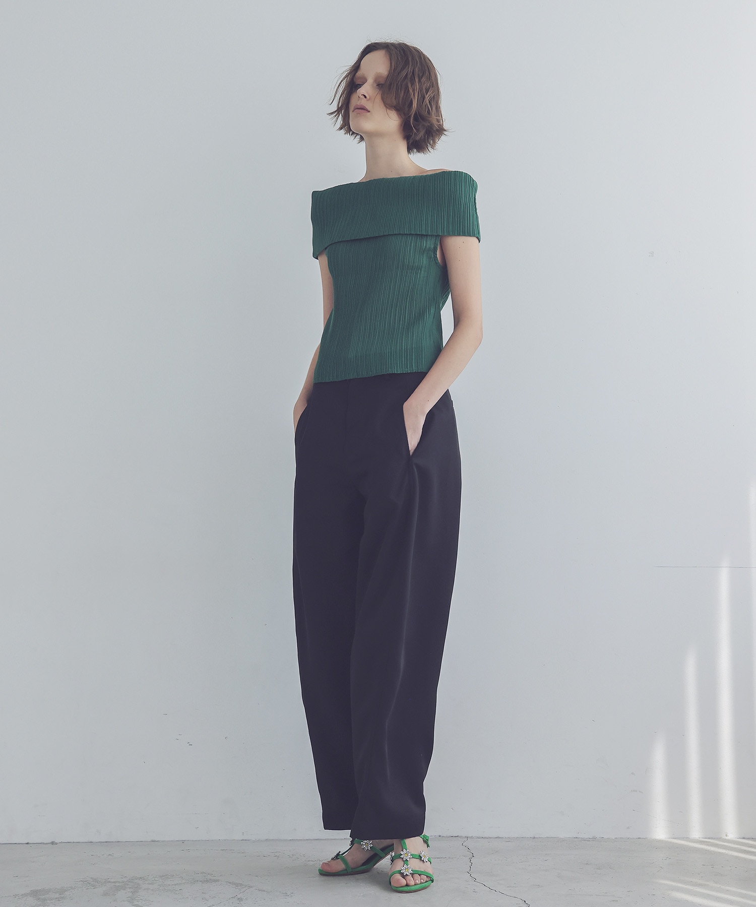twill barrel pants | AND ON JIONE STORE(アンドオン)ジオン twill barrel pants | AND ON JIONE STORE(アンドオン)ジオン