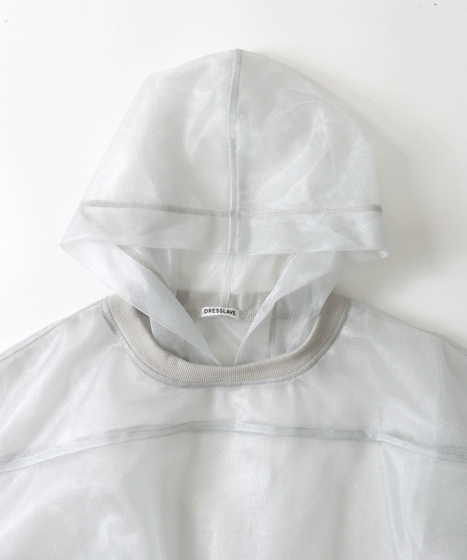 sheer hoodie