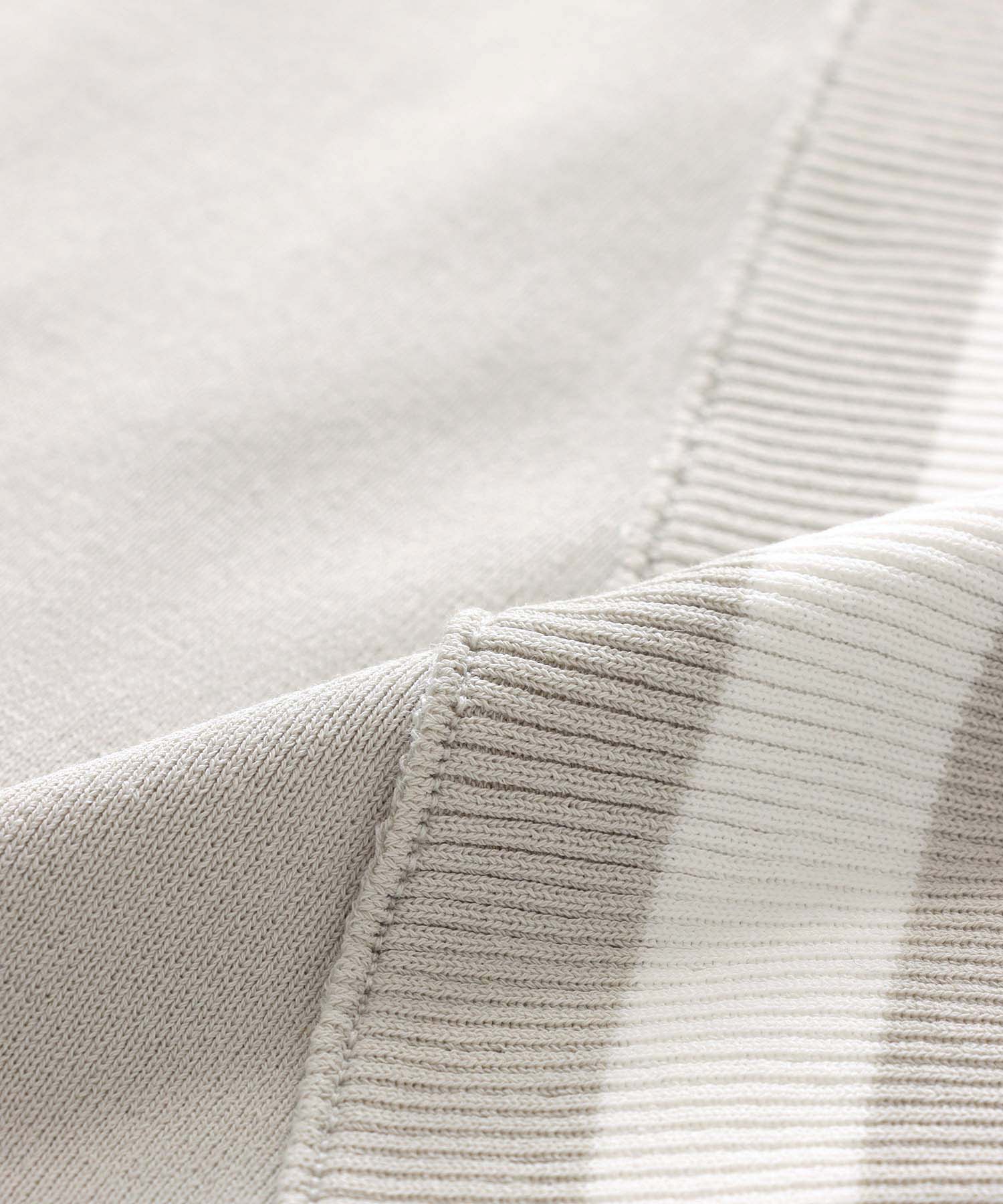 white line V neck vest