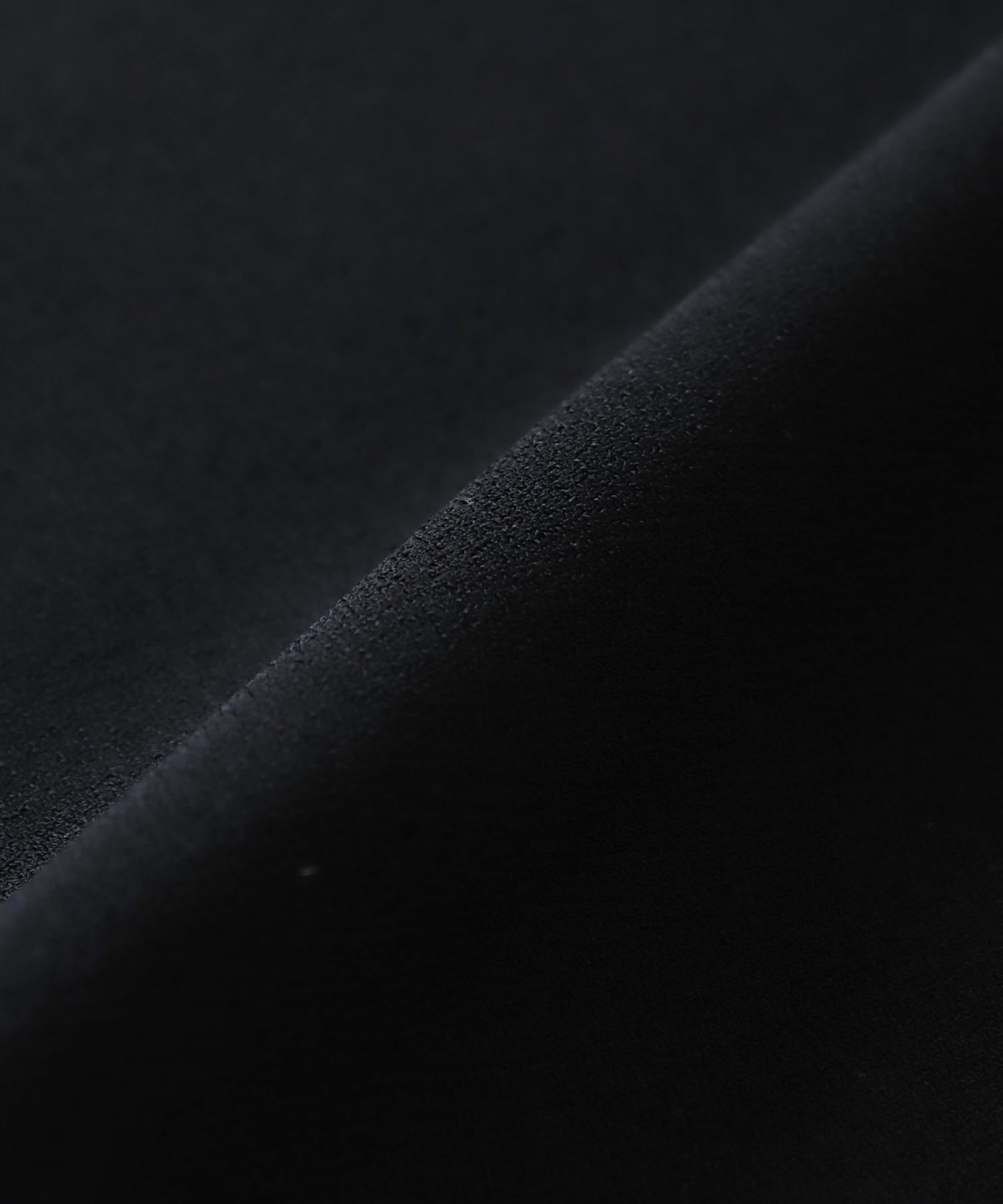 high gauge knit bonding midrif jacket