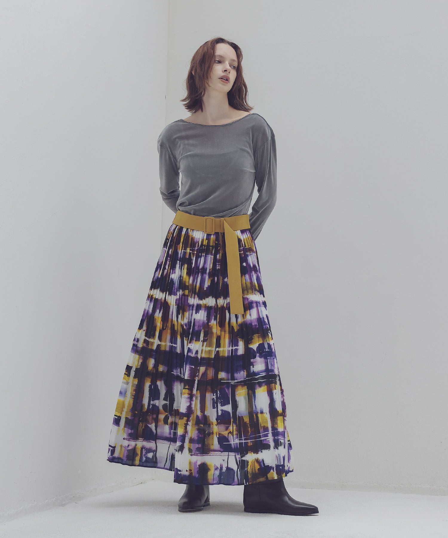 2way nylon tulle flocky pull
