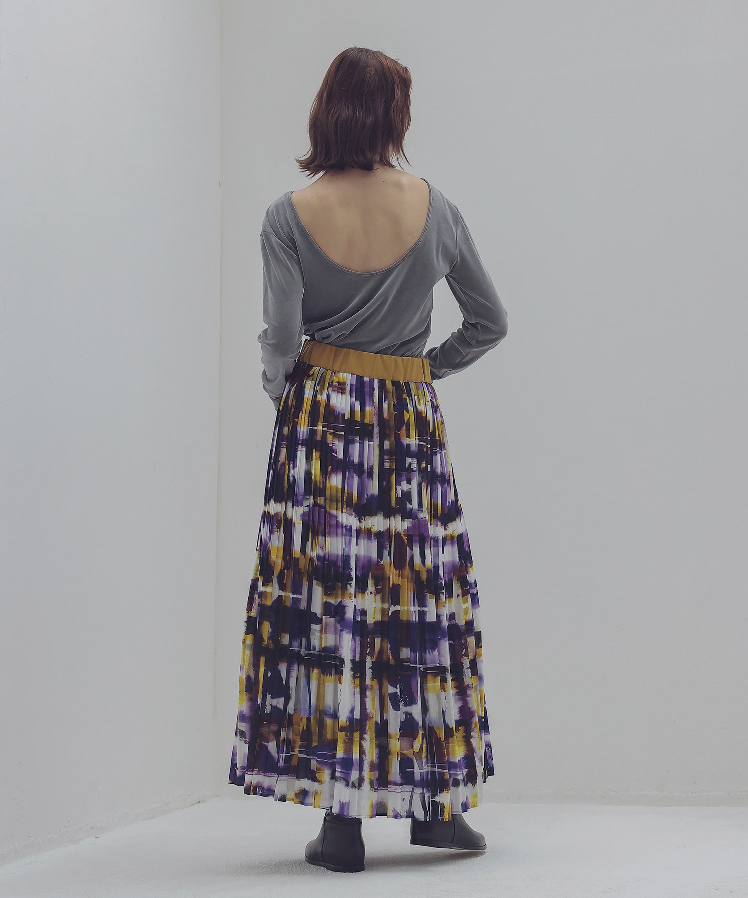 2way nylon tulle flocky pull