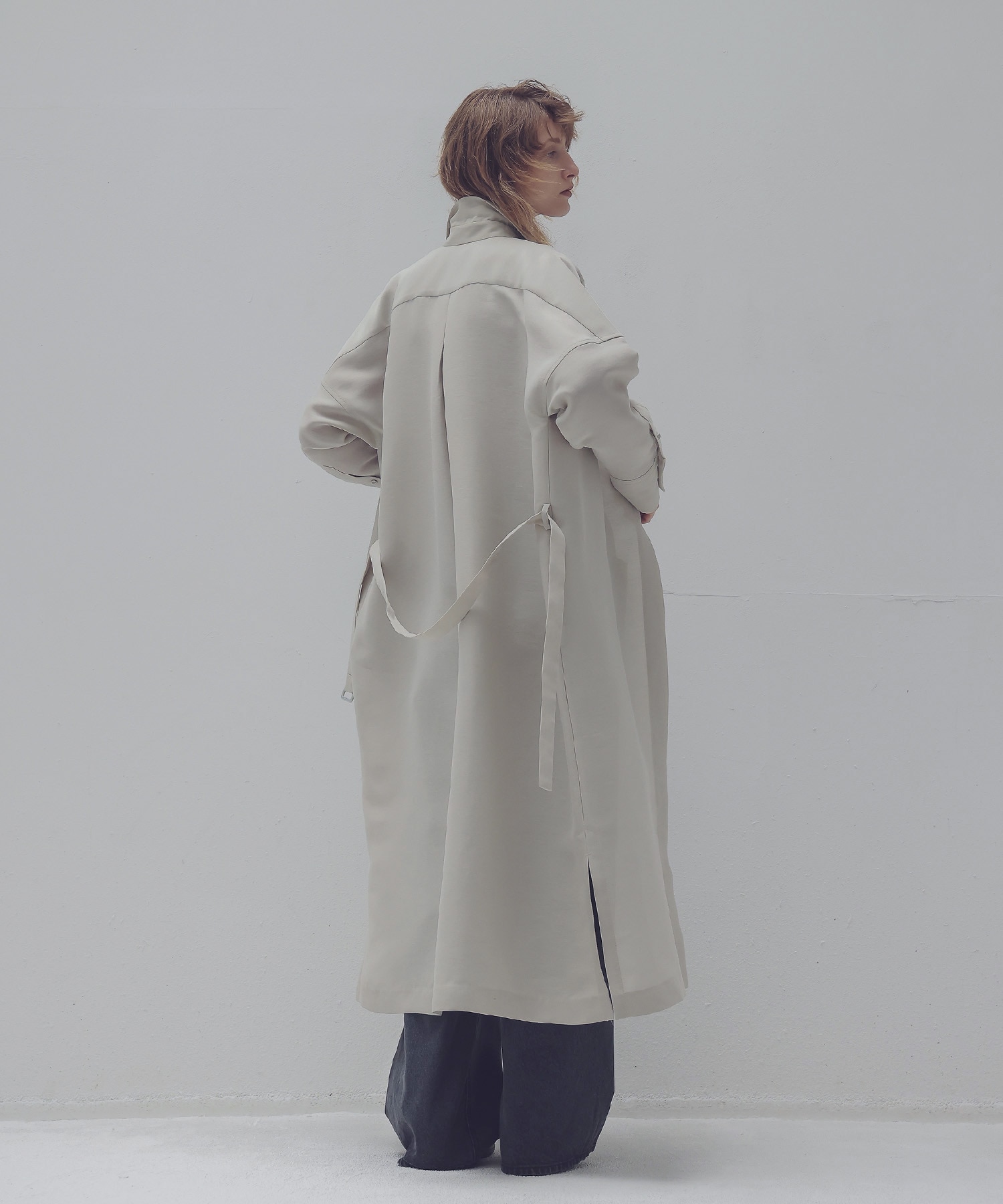 organdie long shirt dress