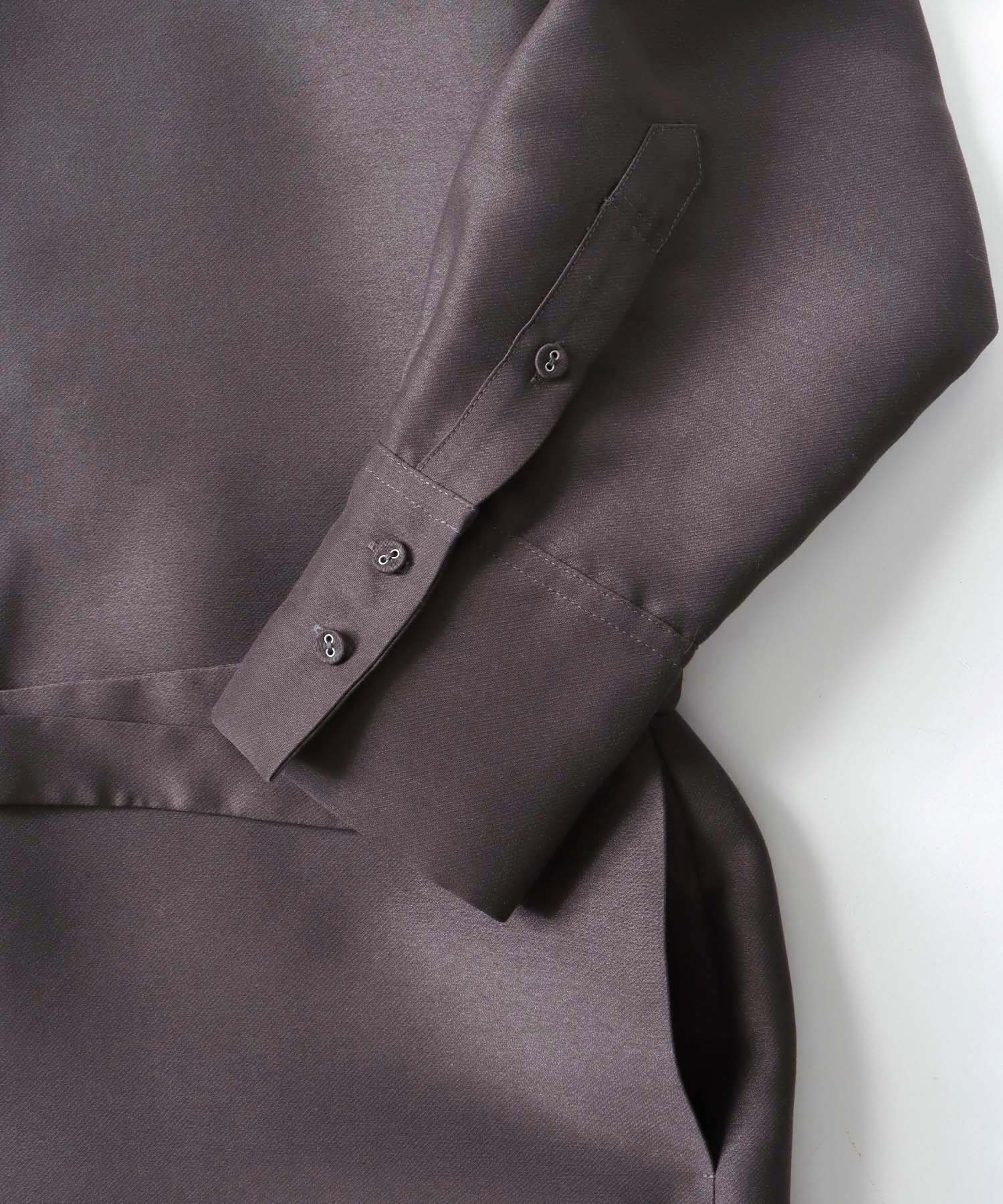 organdie long shirt dress