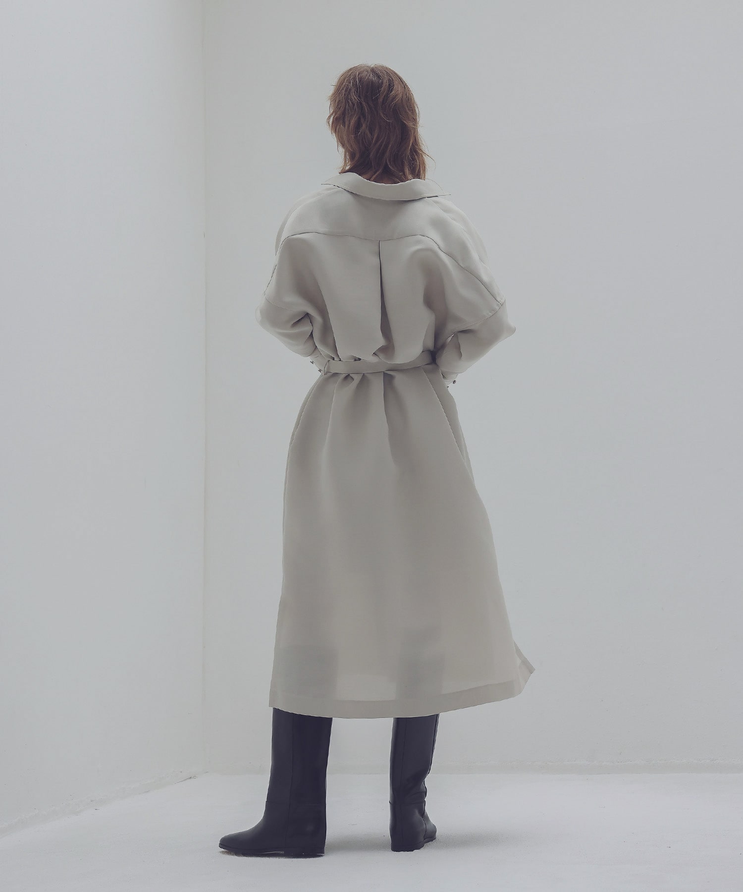 organdie long shirt dress