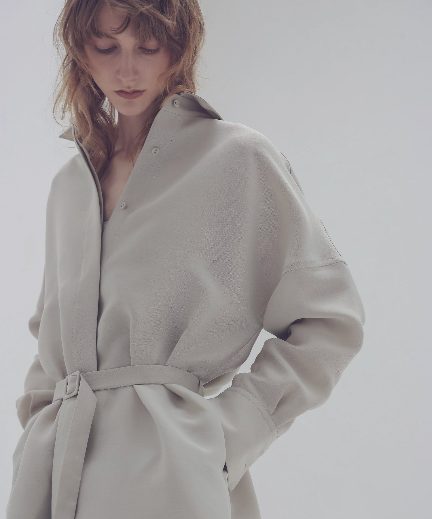 organdie long shirt dress | AND ON JIONE STORE(アンドオン organdie long shirt dress | AND ON JIONE STORE(アンドオン