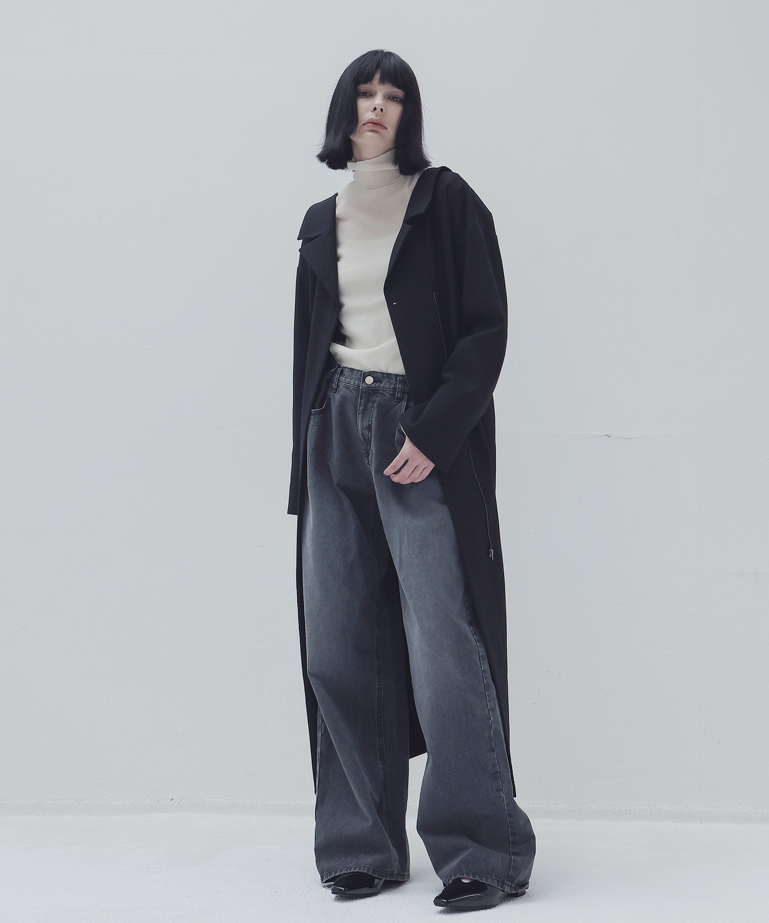 【イヤリング付】DRESSLAVE tuck dress シアーコート イヤリング付】DRESSLAVE tuck dress シアーコート
