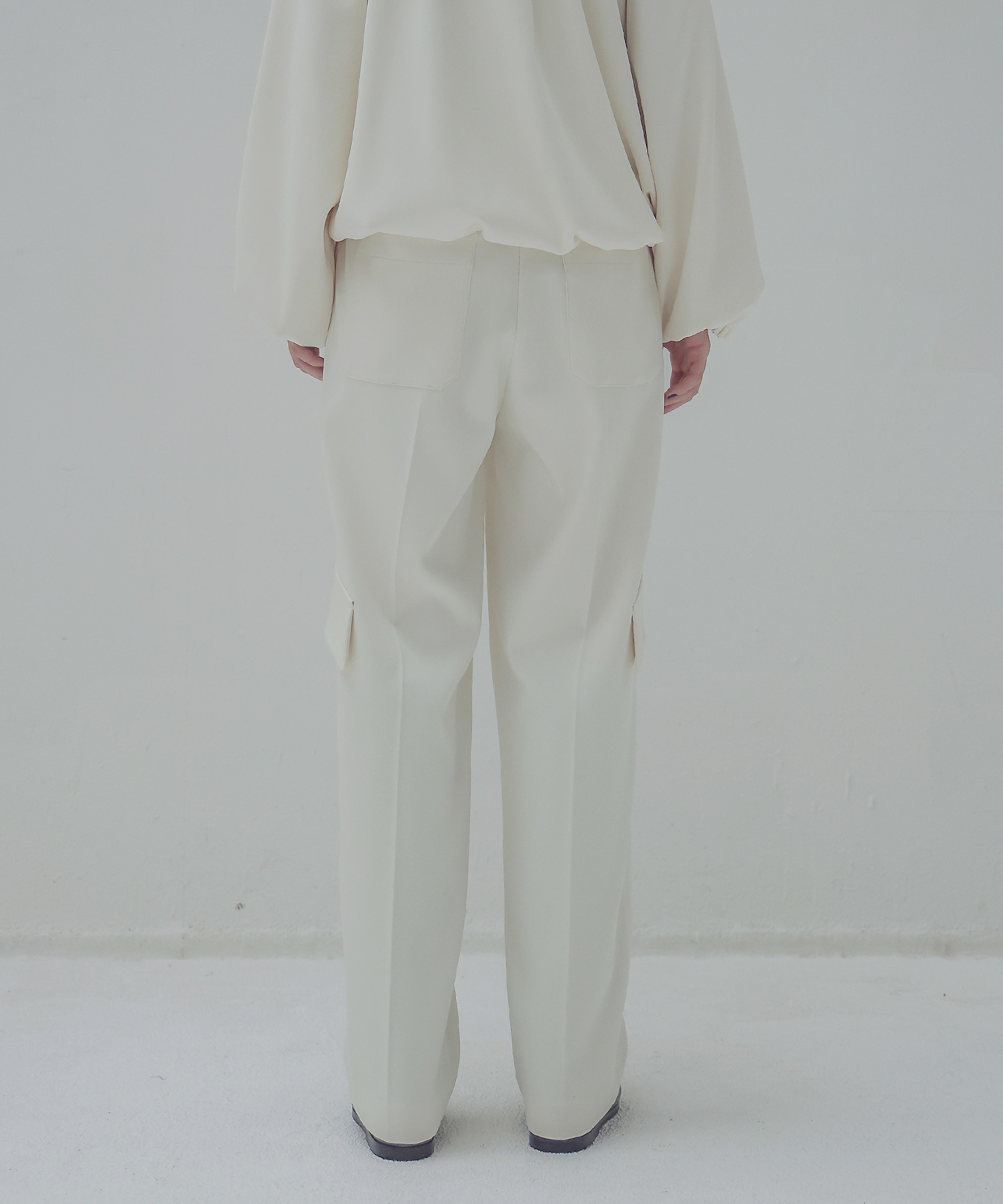 back peach classy work pants