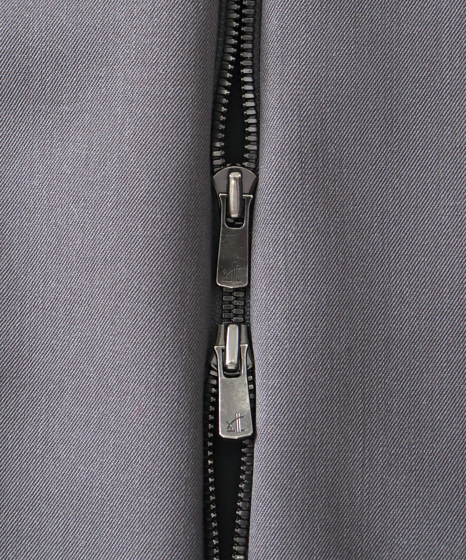 big collar zip blouson