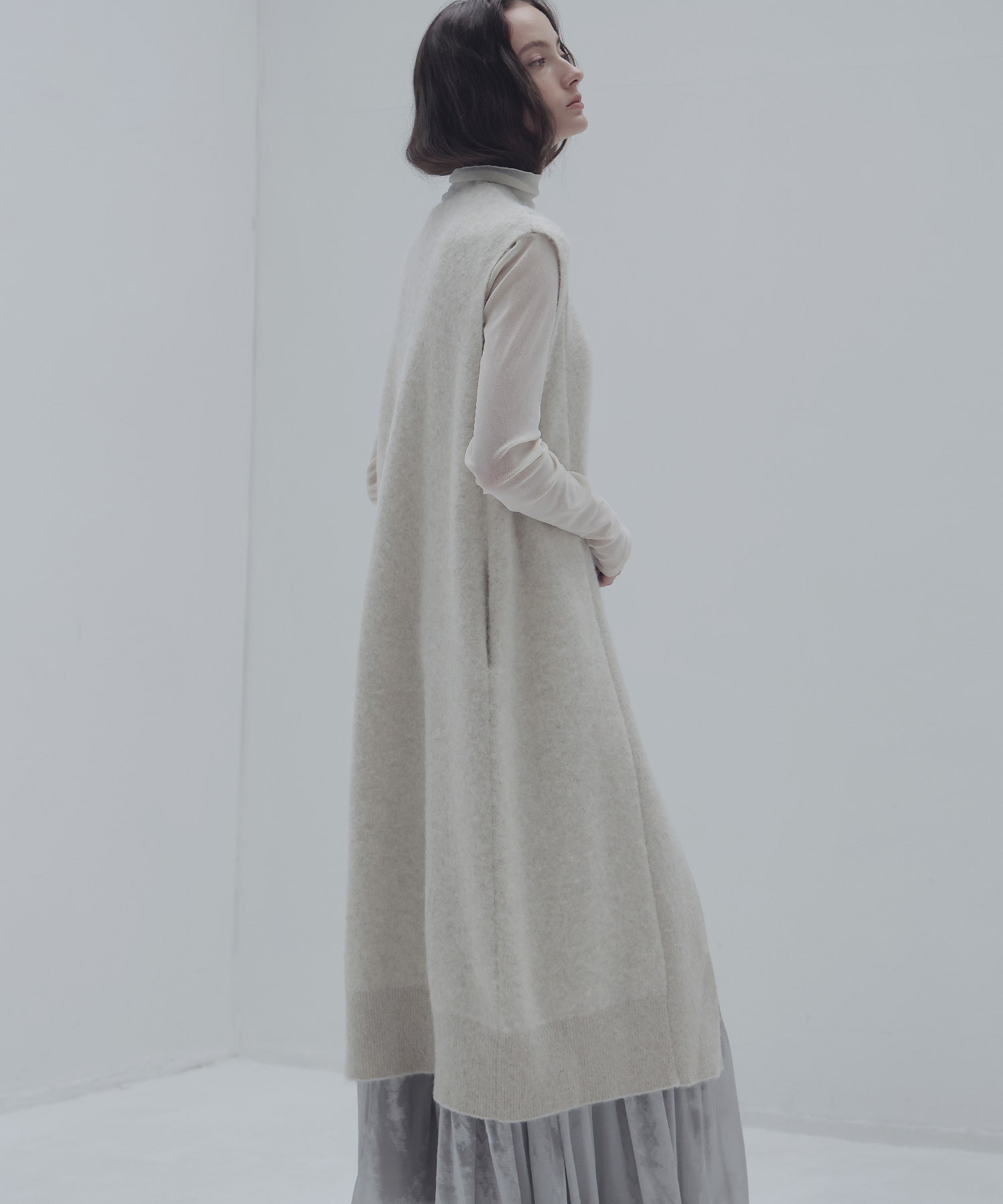 yak alpaca long gilet | AND ON JIONE STORE（アンドオン）ジオン商事公式オンラインストア