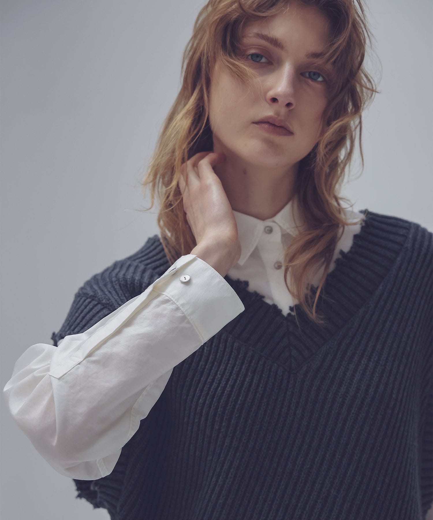 C/W diagonal damage vest