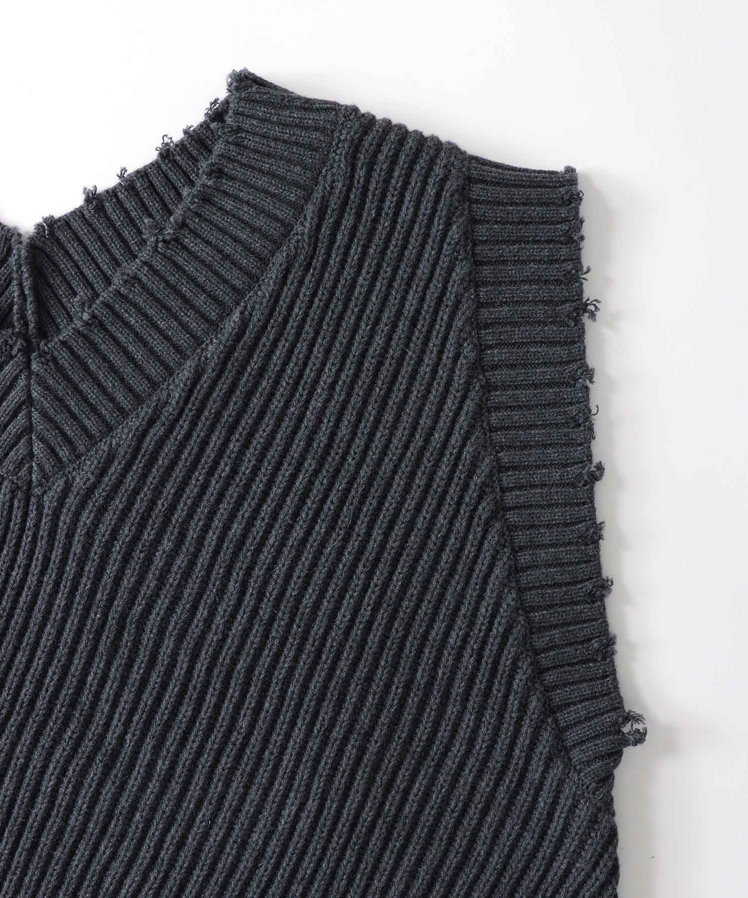 C/W diagonal damage vest