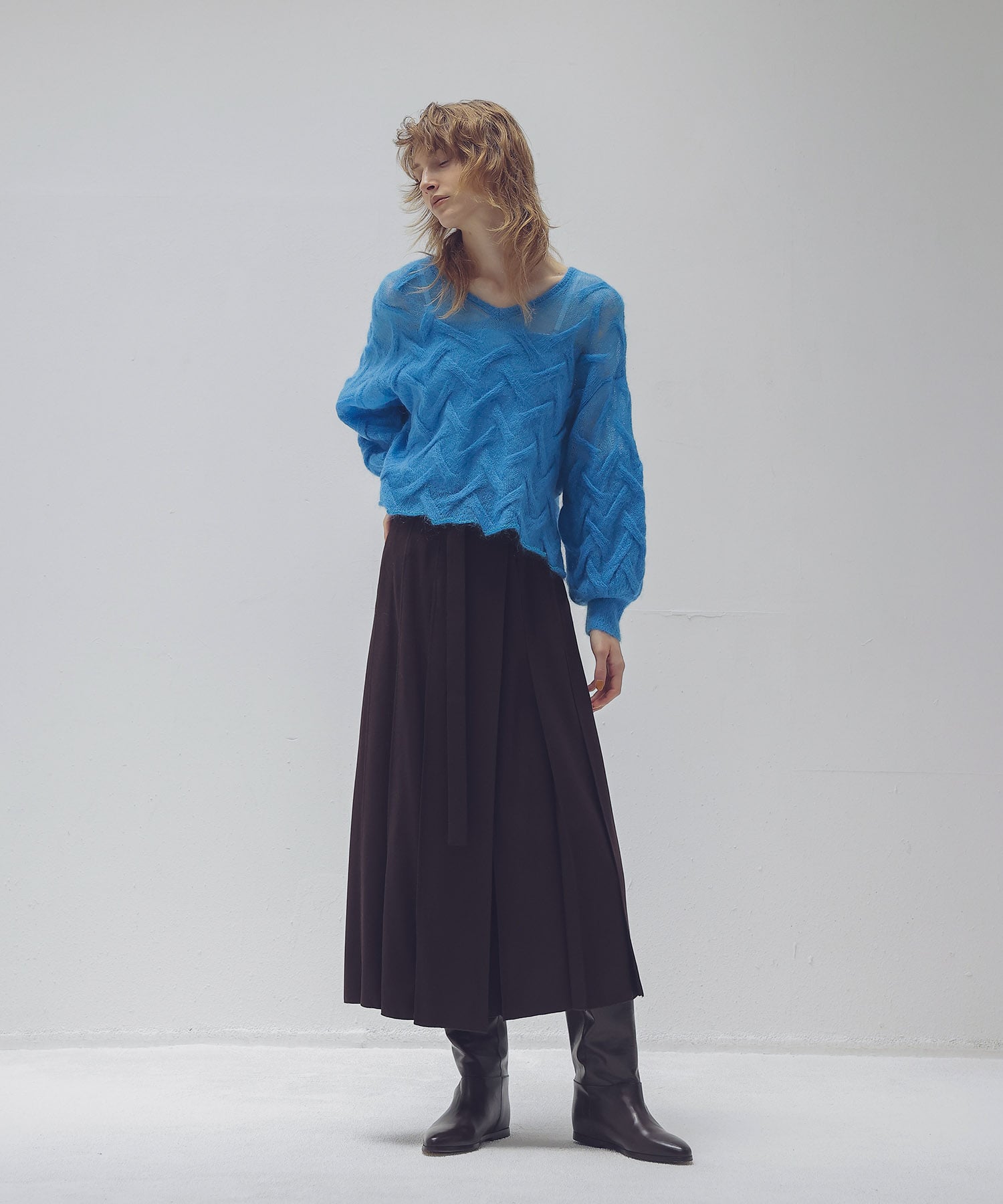 mohair cable pullover | AND ON JIONE STORE（アンドオン）ジオン商事 