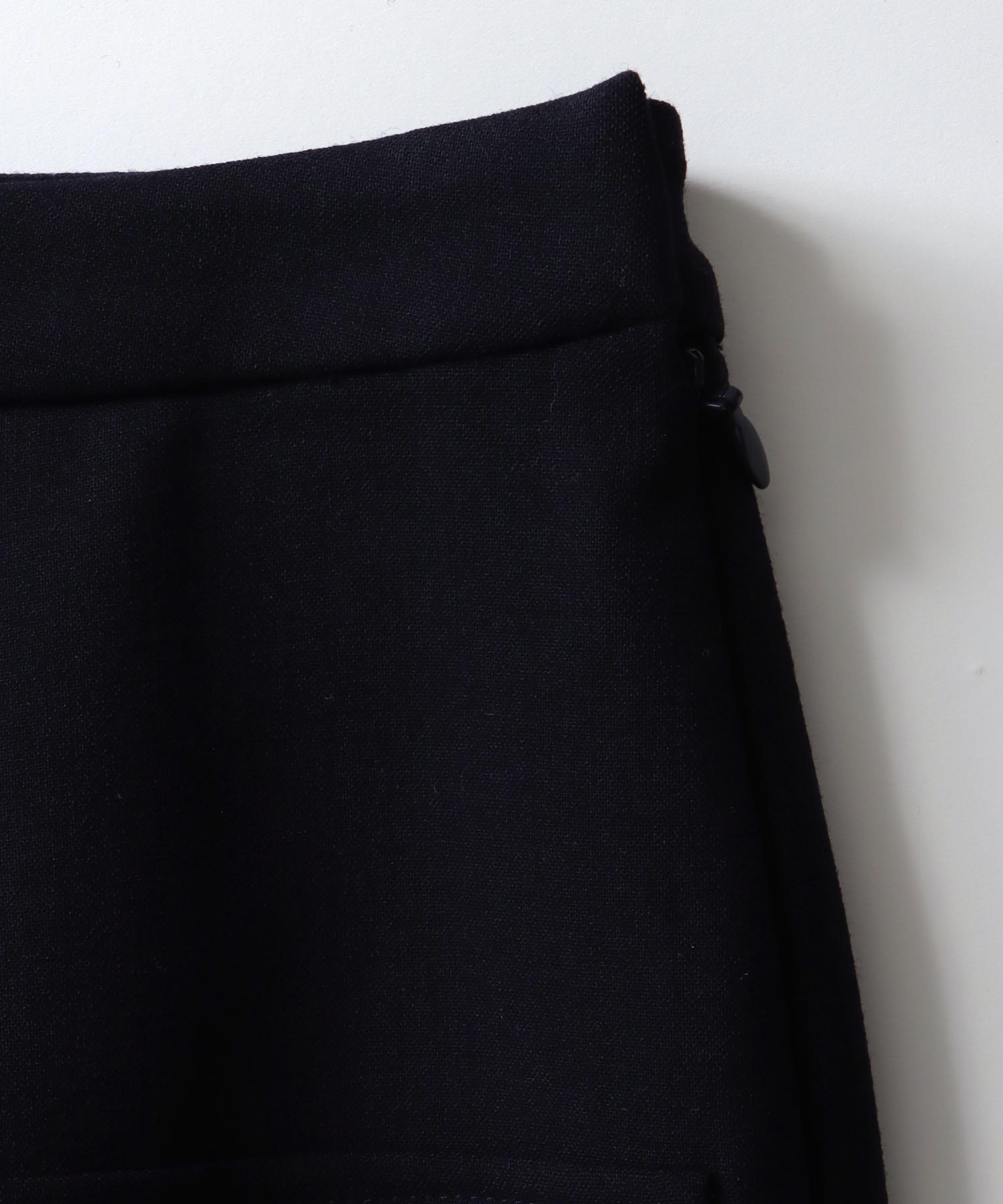 rever double cloth boxy skirt