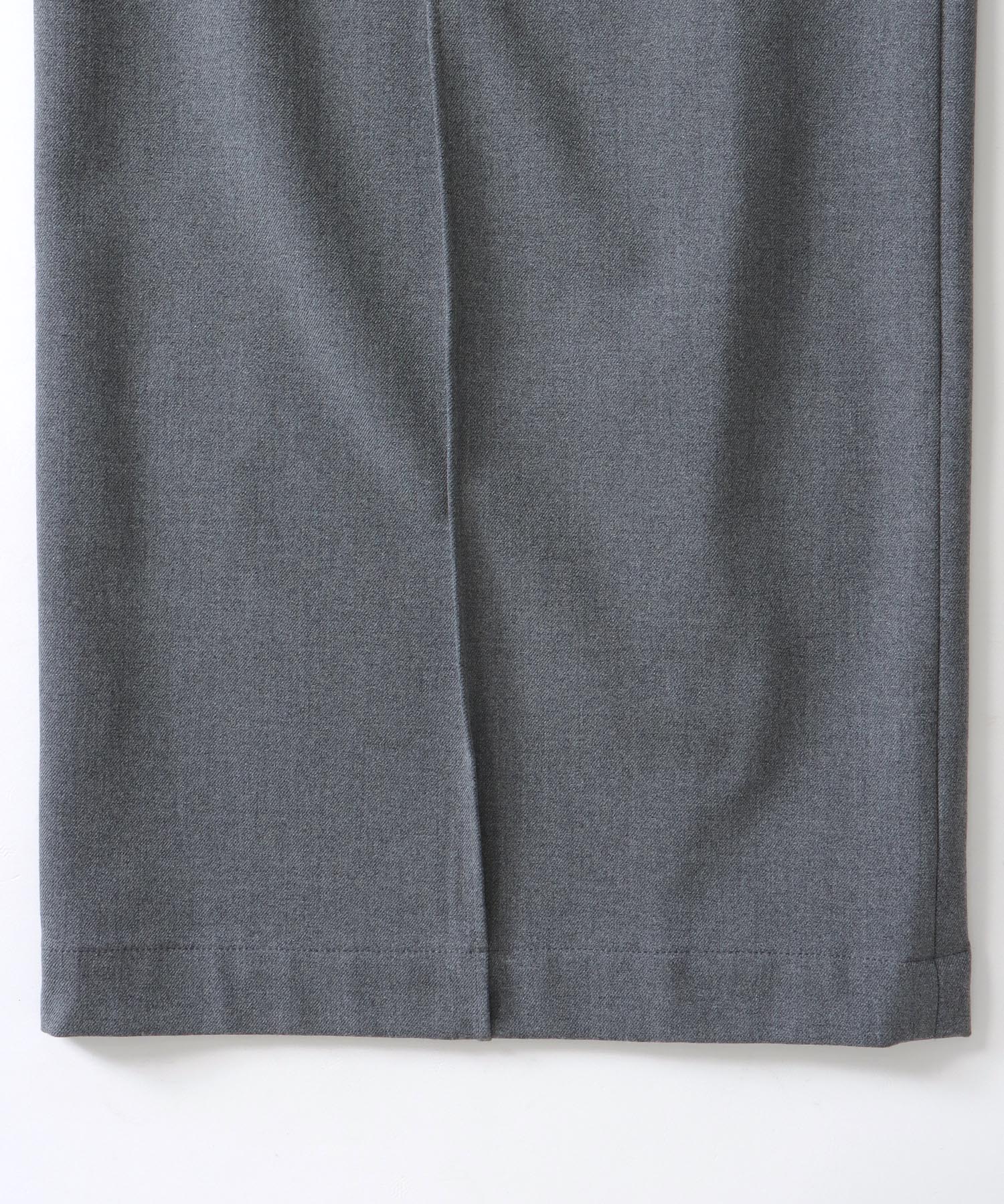 back brush 2tuck trousers