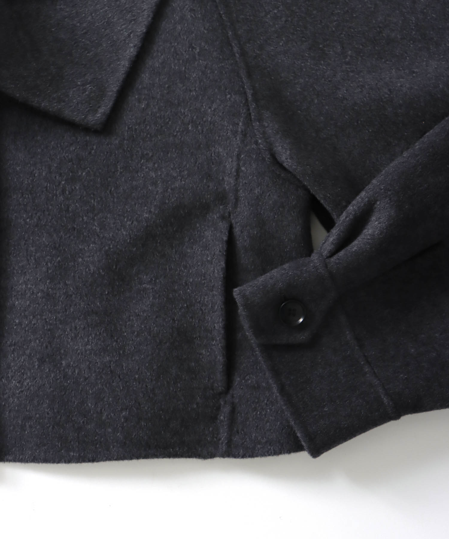 big collar rever short coat
