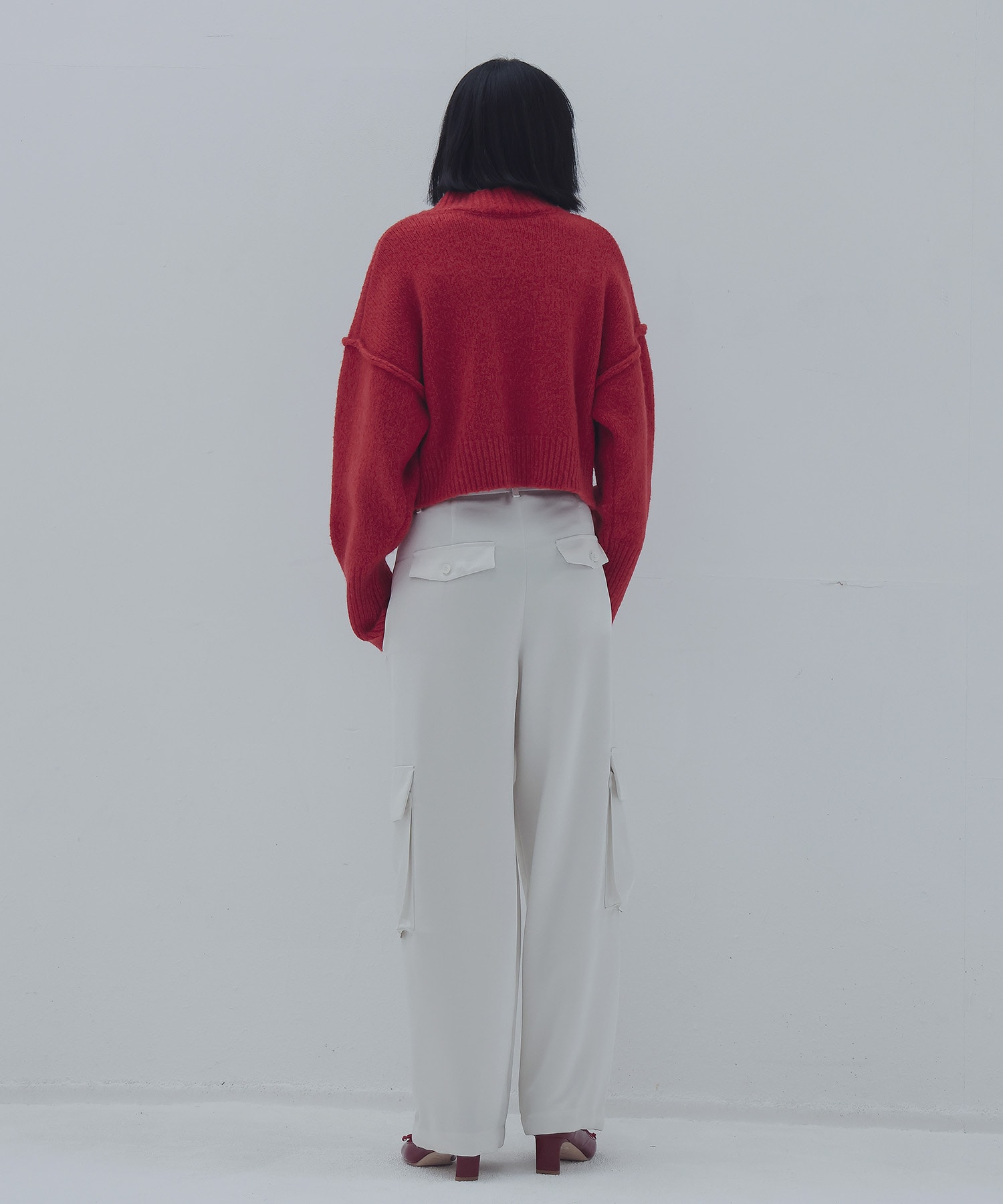 merange mini Vneck pullover