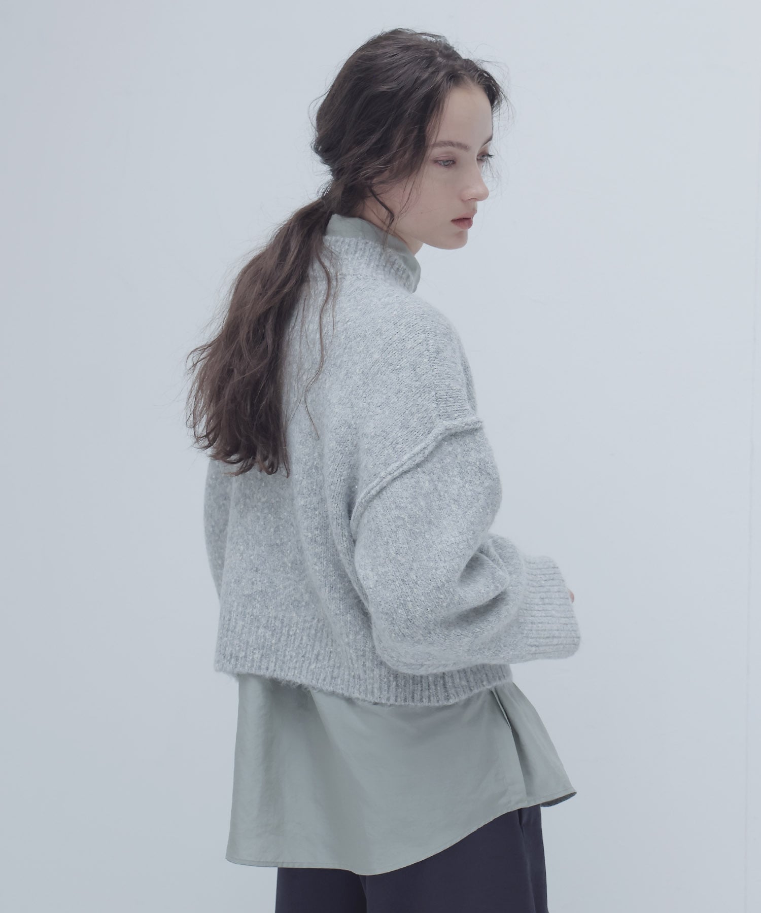 merange mini Vneck pullover