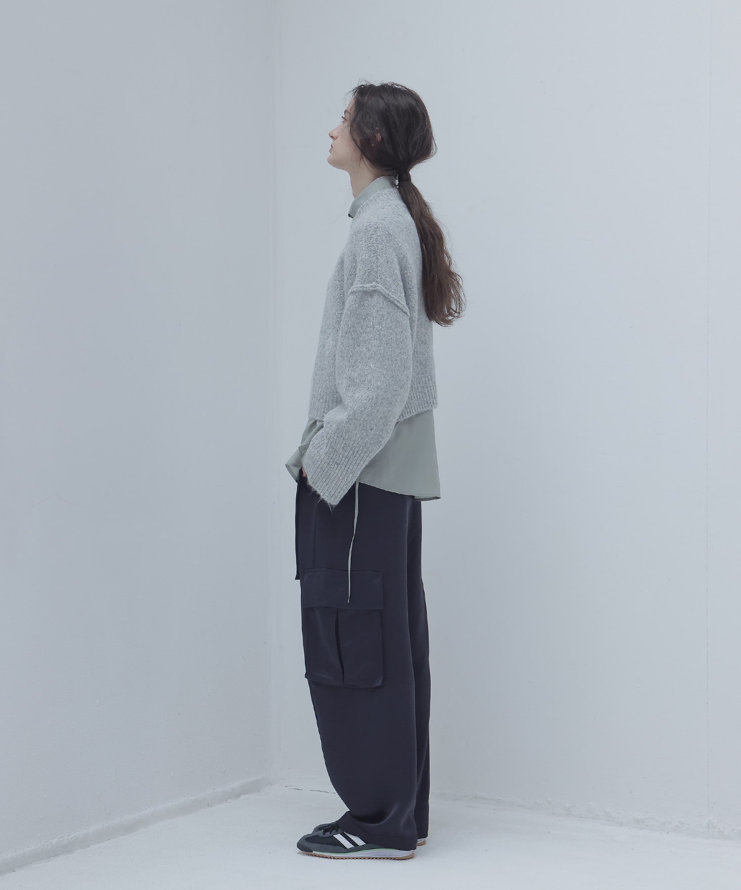 merange mini Vneck pullover