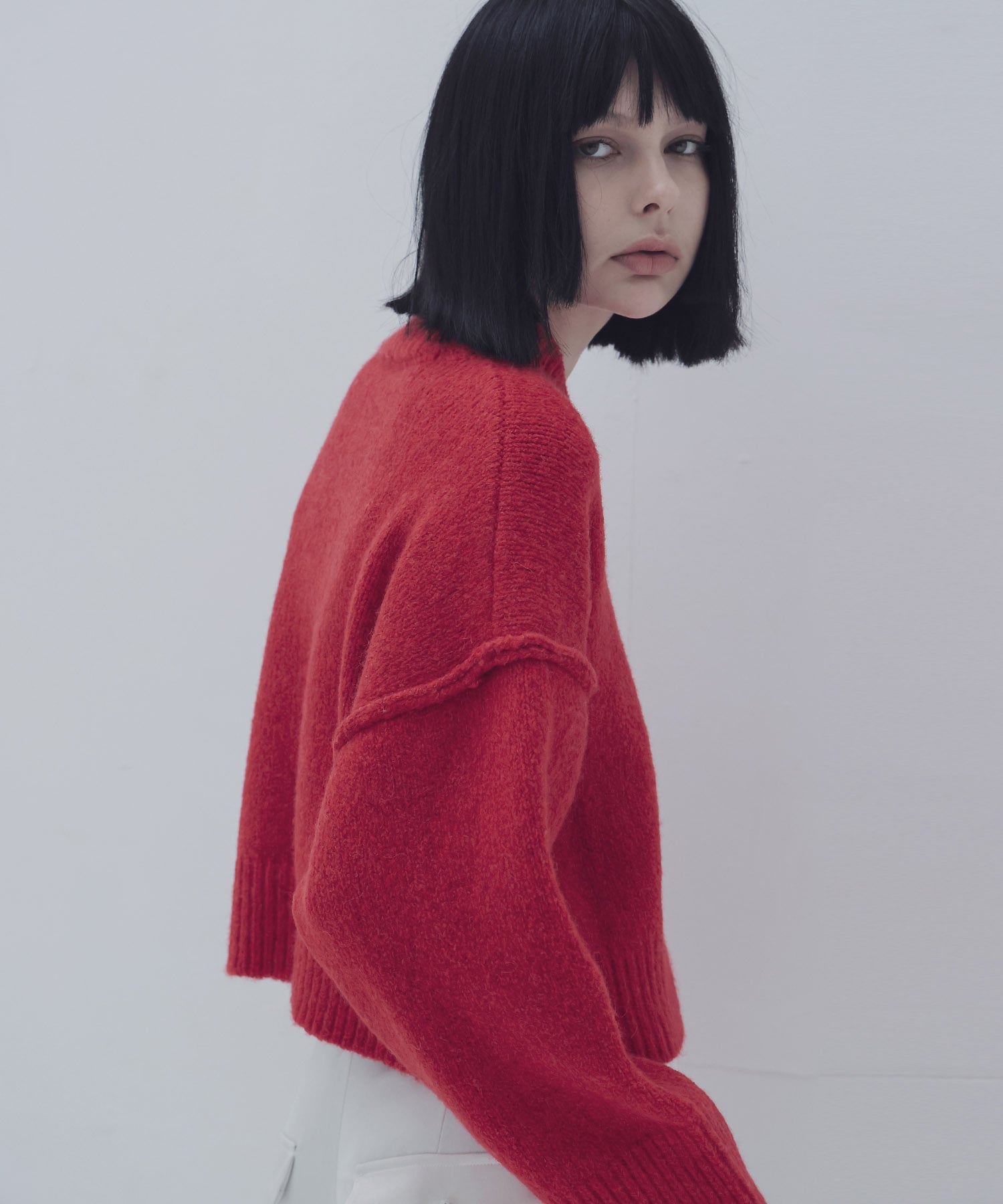 merange mini Vneck pullover