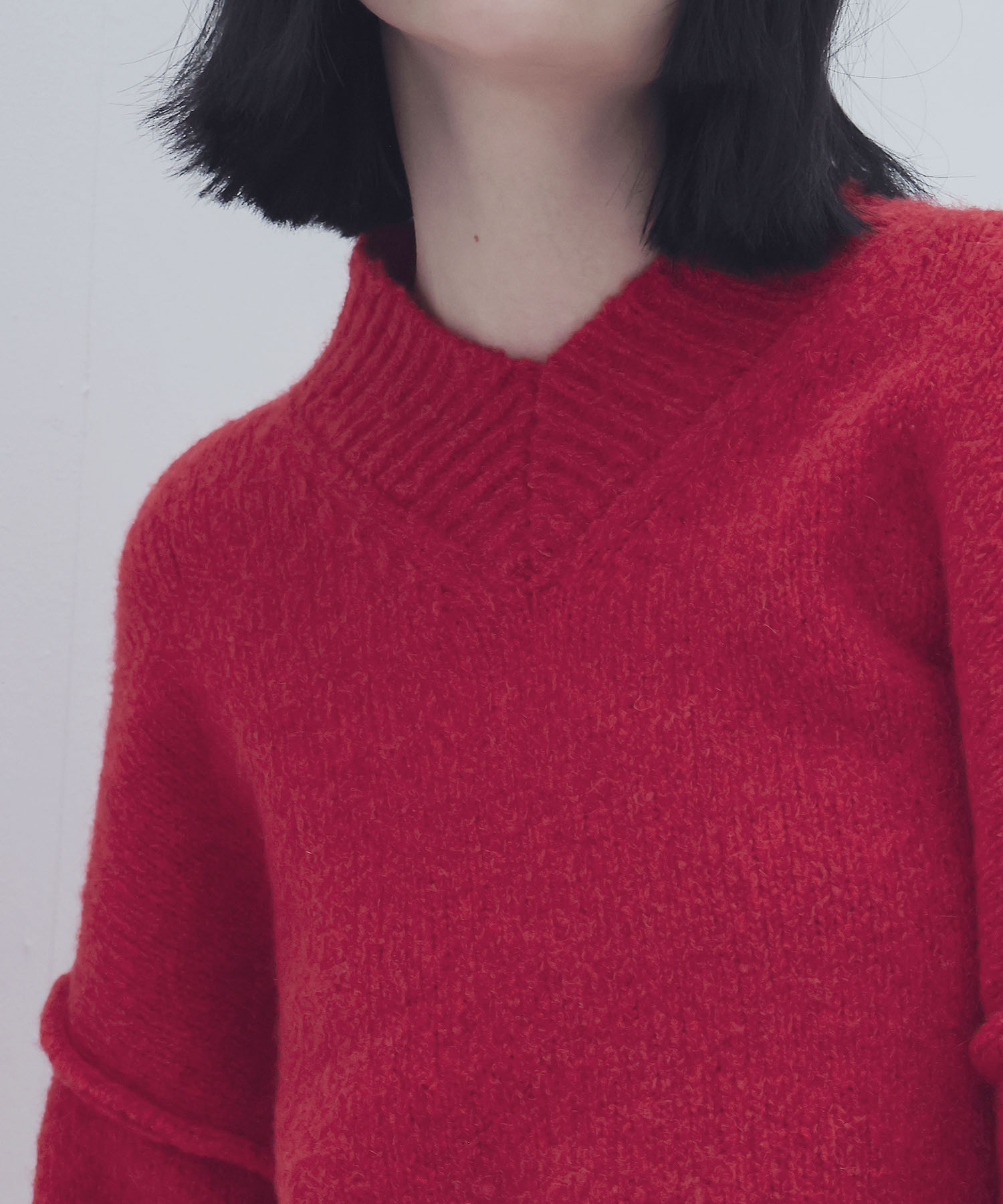 merange mini Vneck pullover