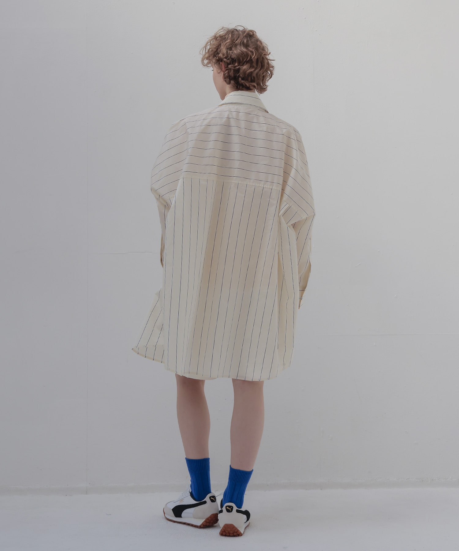 pinstripe big shirt