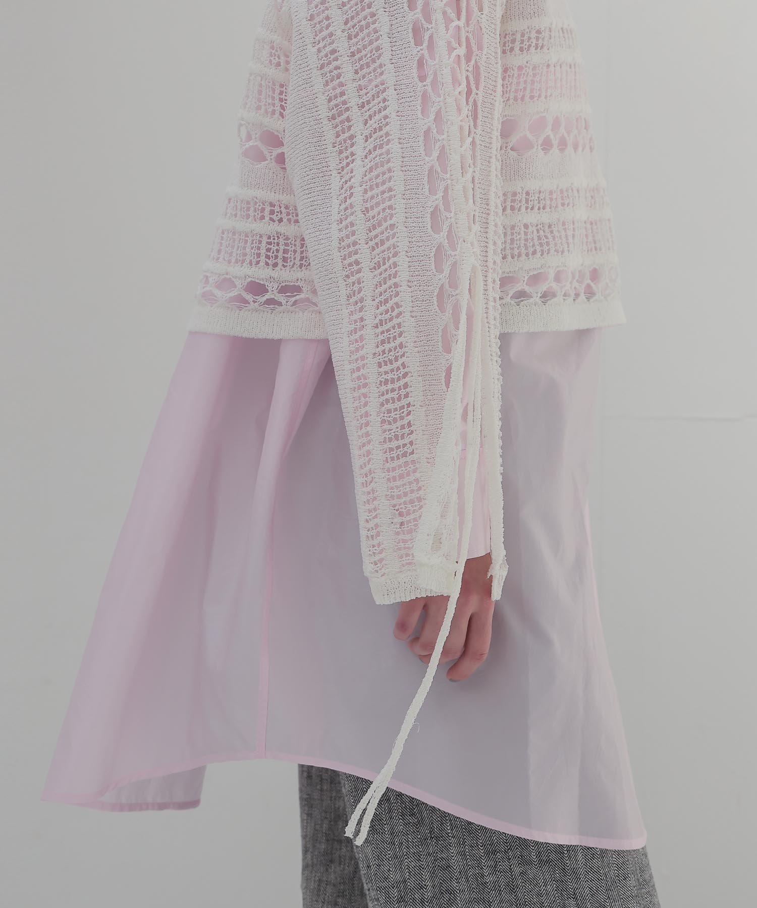 powder pink big shirt