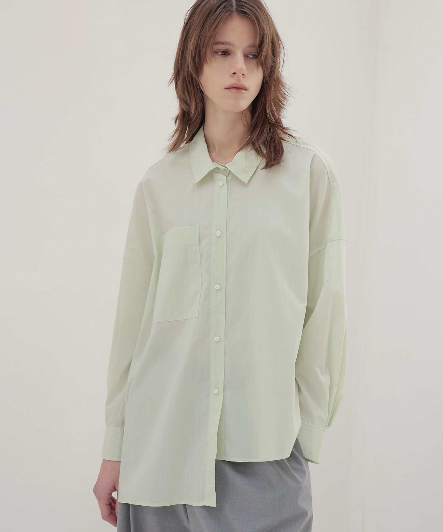 new model asymmtric shirt