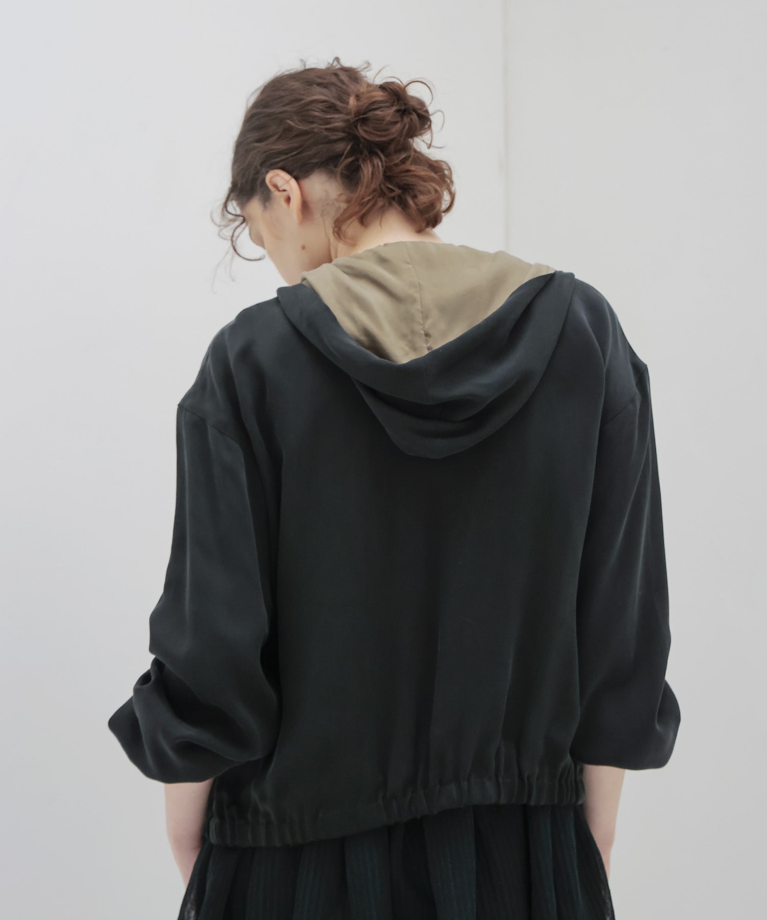 fibril cupra revesible zip blouson