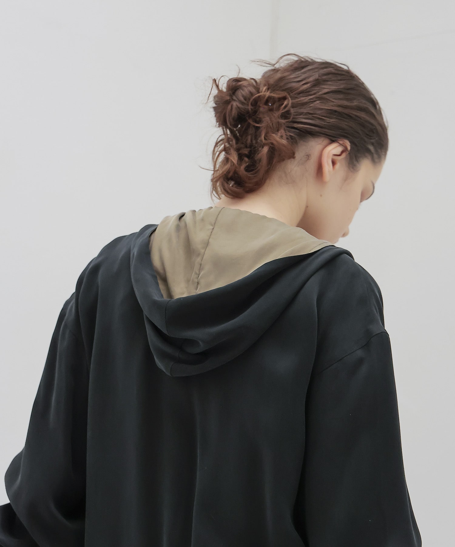 fibril cupra revesible zip blouson
