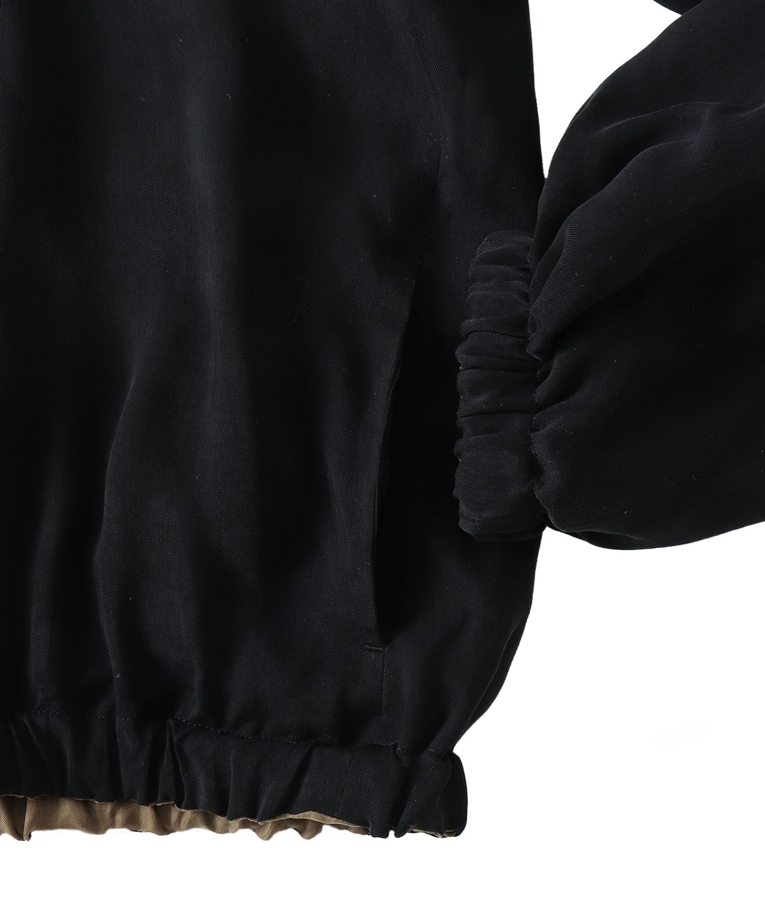fibril cupra revesible zip blouson