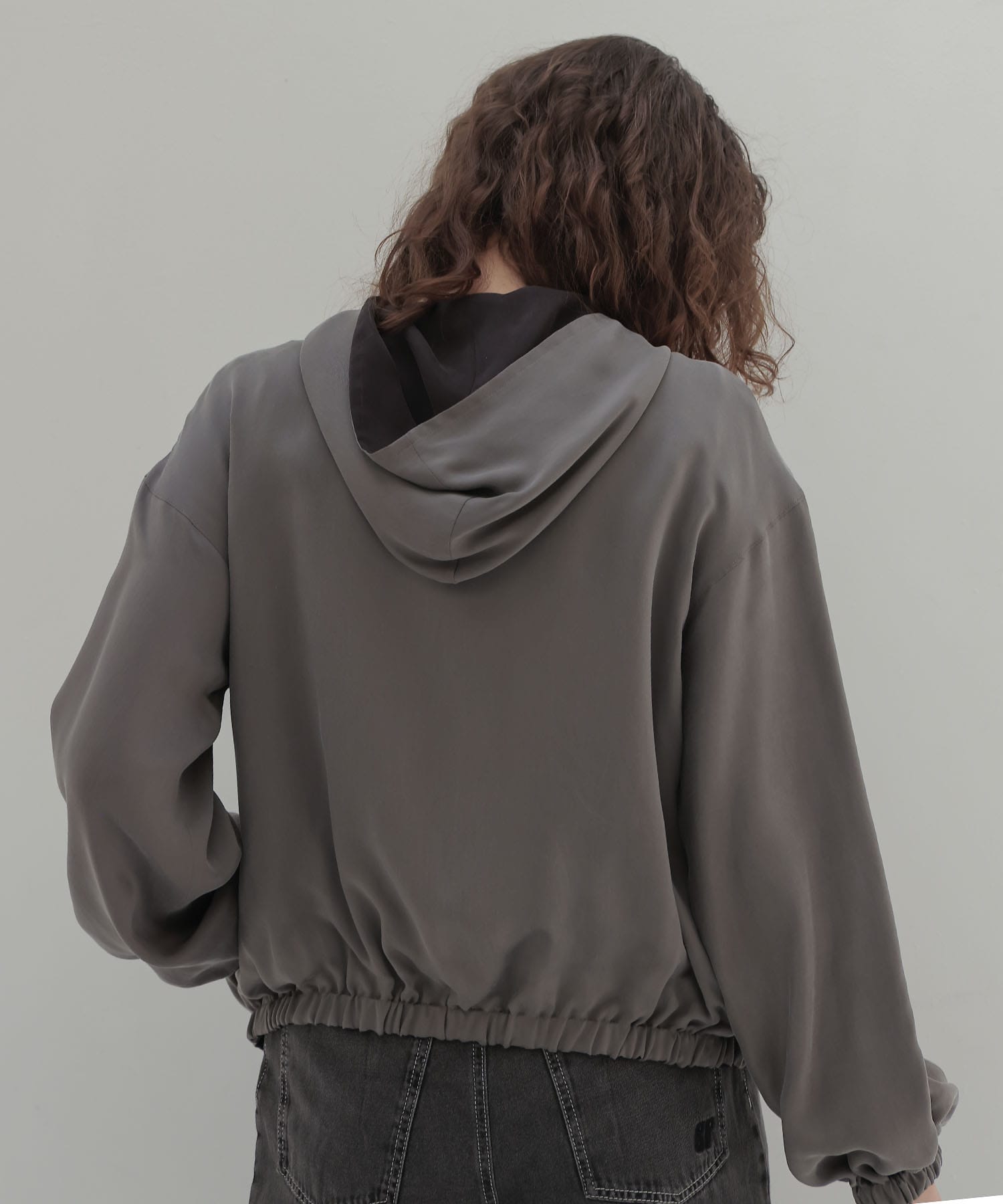 fibril cupra revesible zip blouson