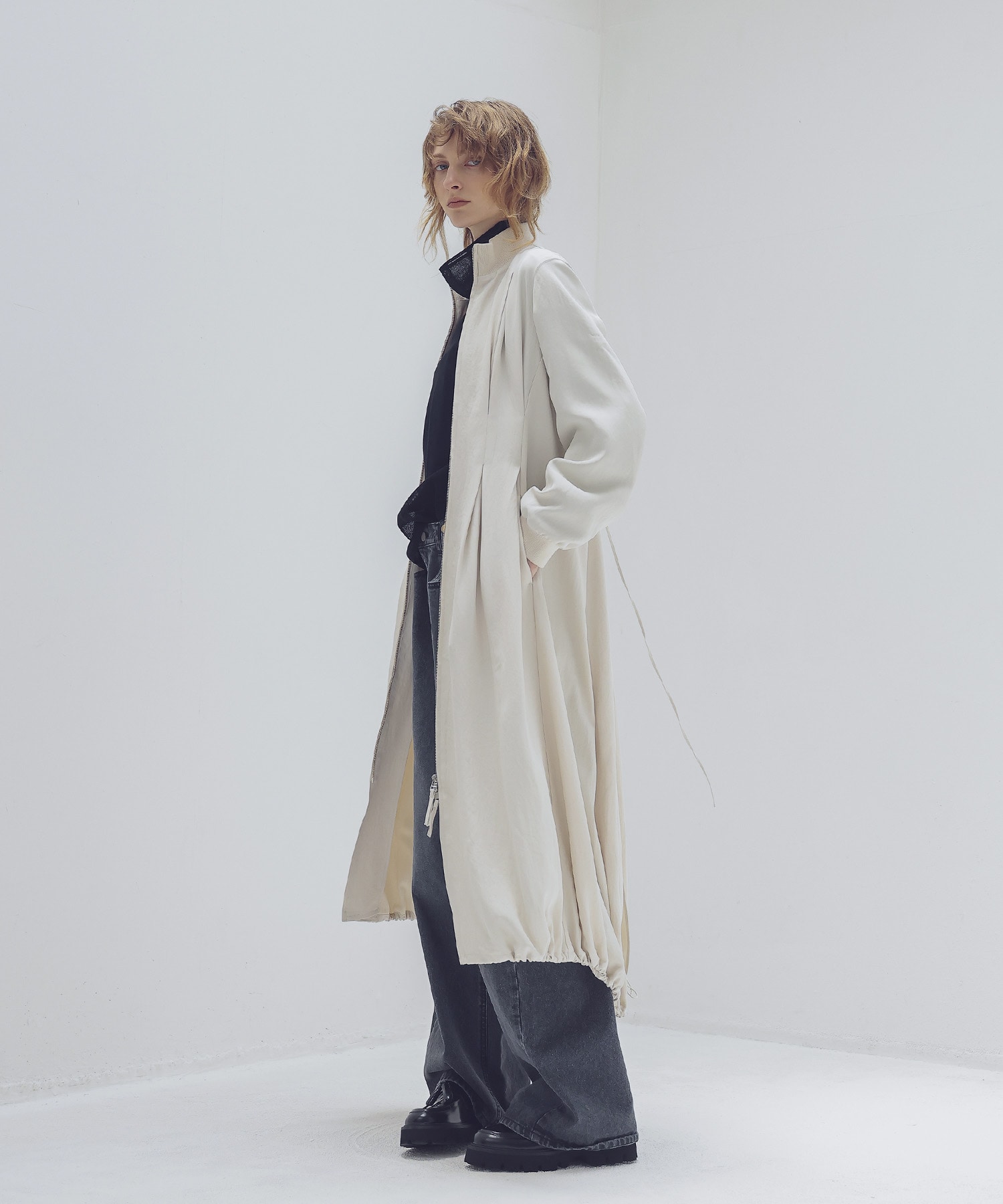 utility tuck dress