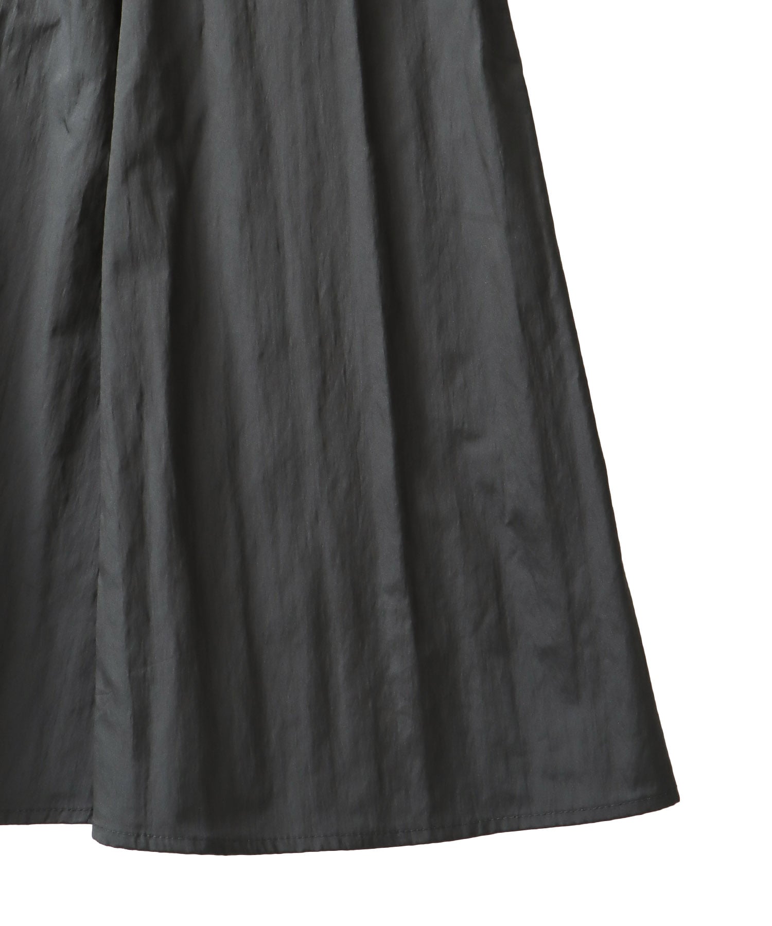 fit & flare panel long skirt