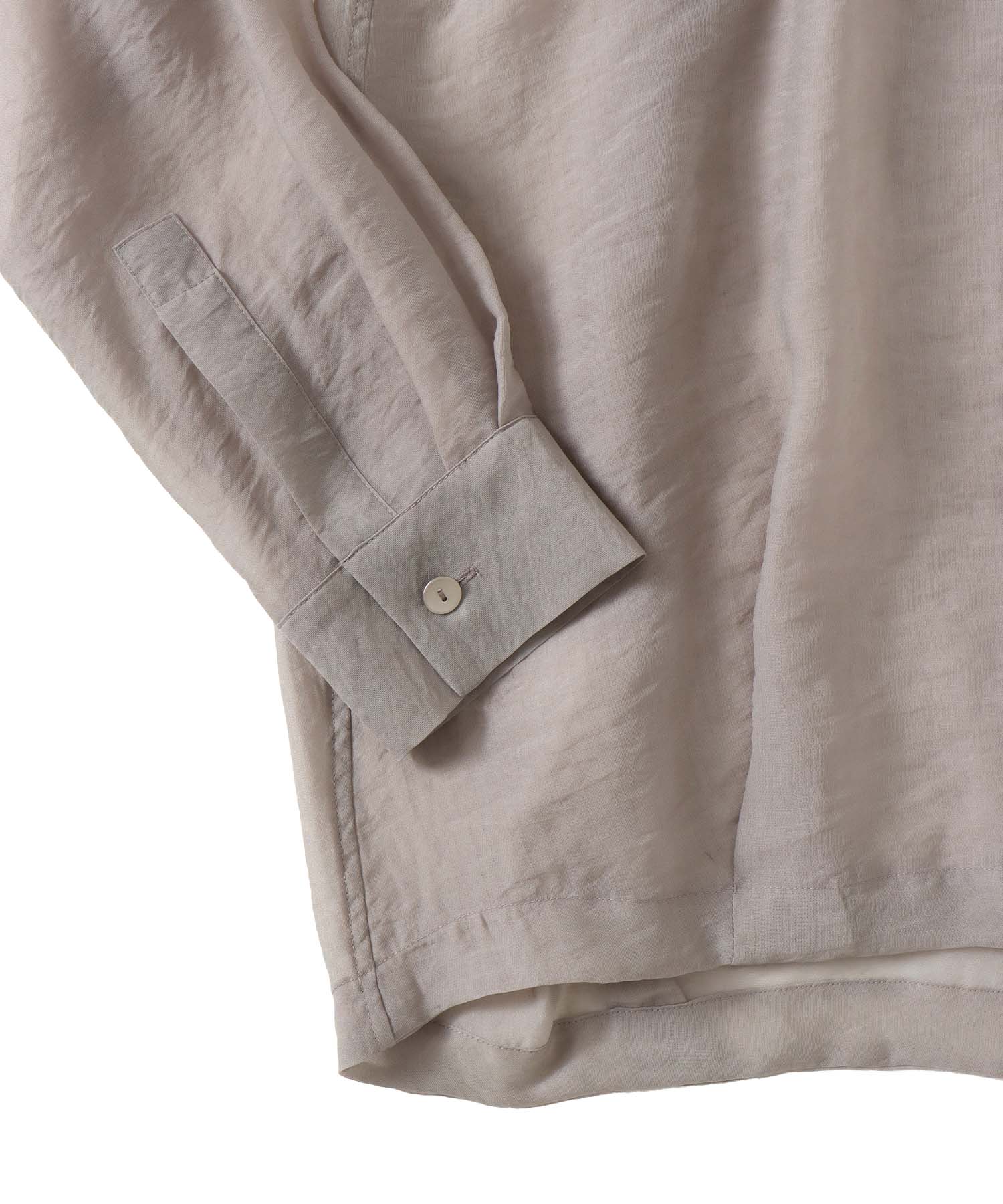 soft bubble sheer shirt