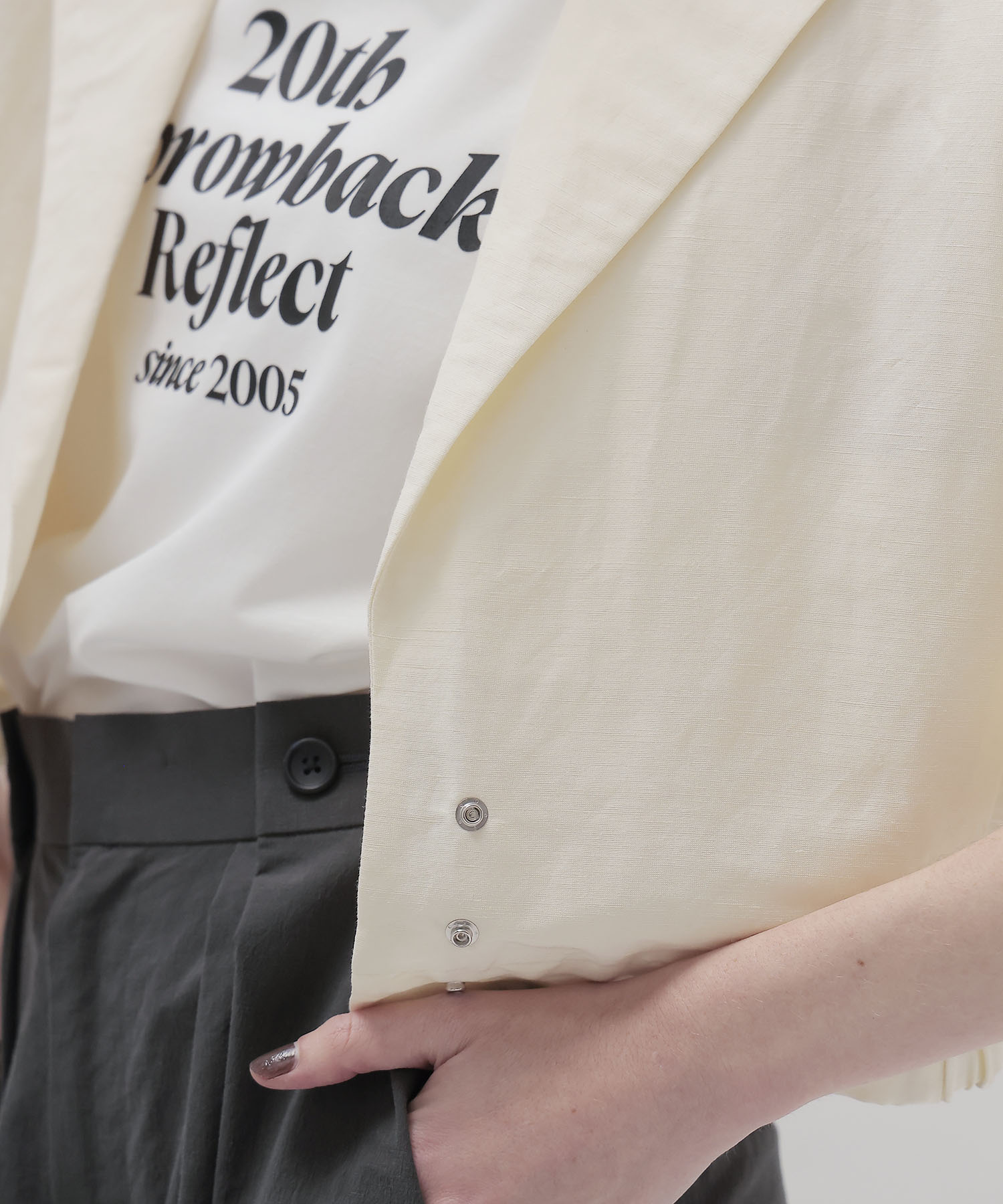 open collar shirt jacket