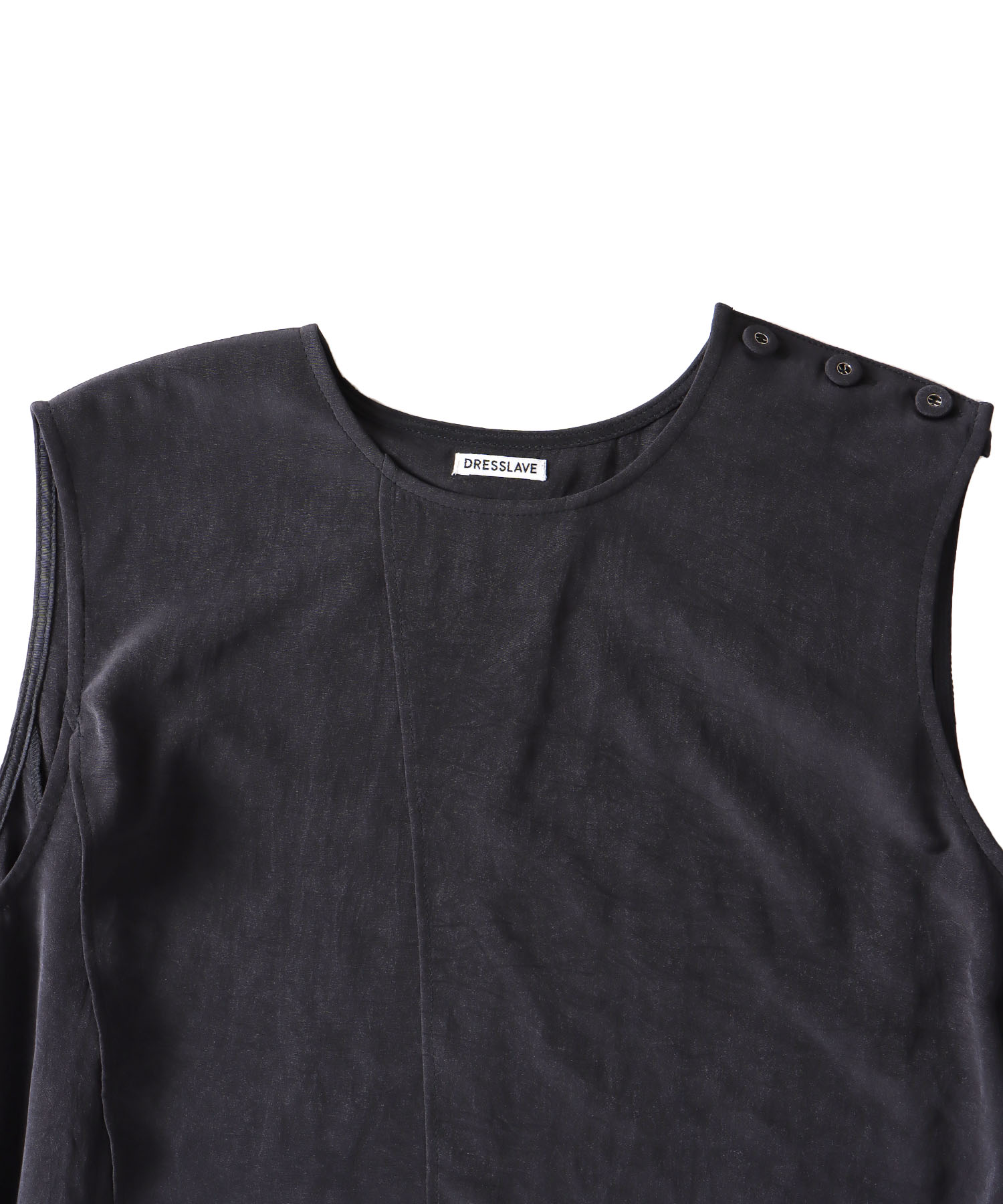 silky acetate irregular layered dress