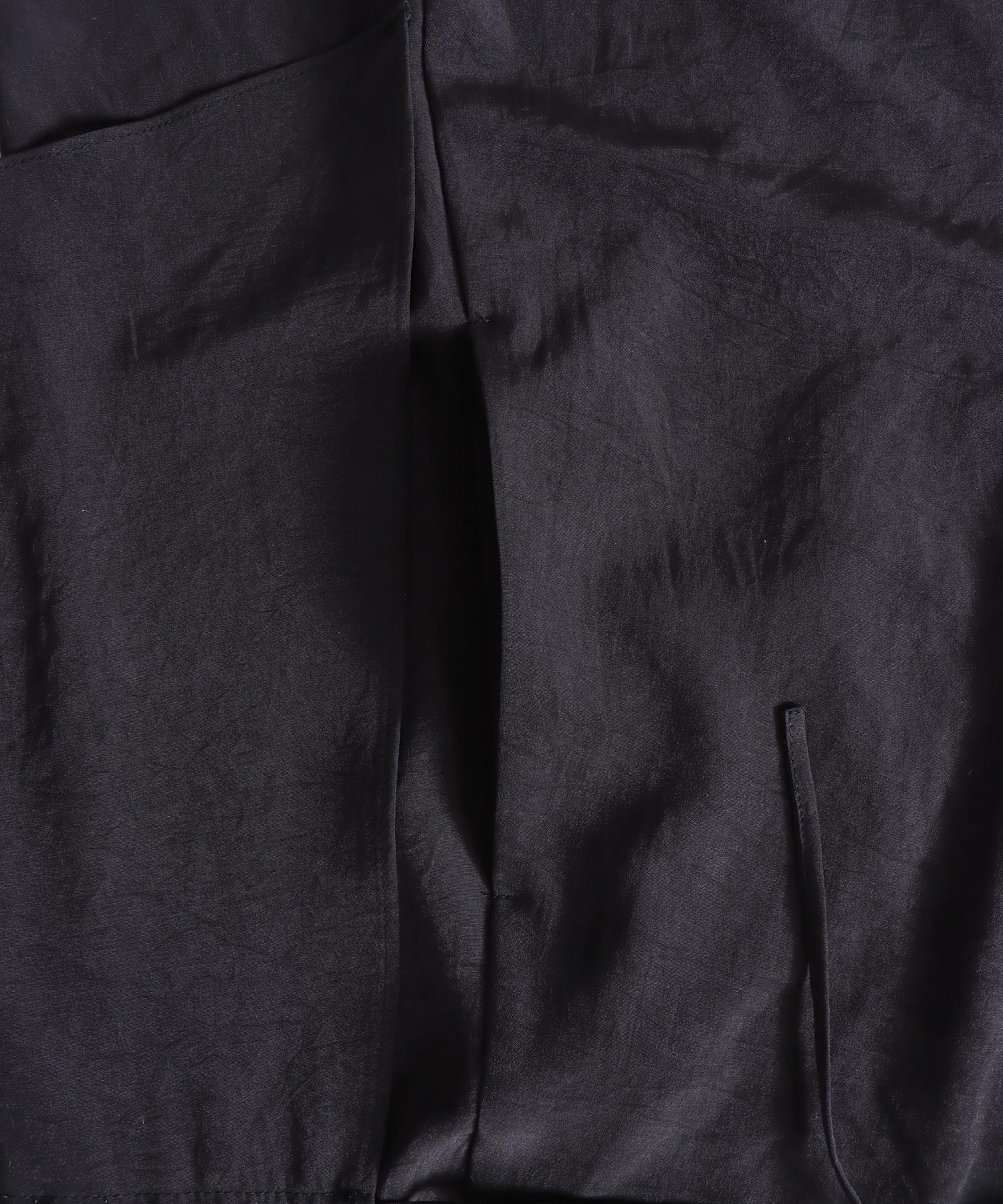 silky acetate irregular layered dress