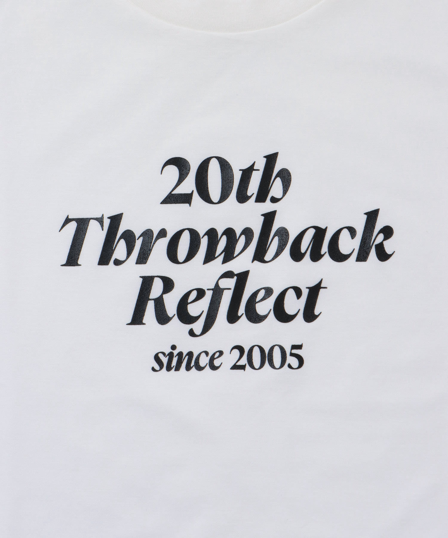 throwback sleeveress T-shirt