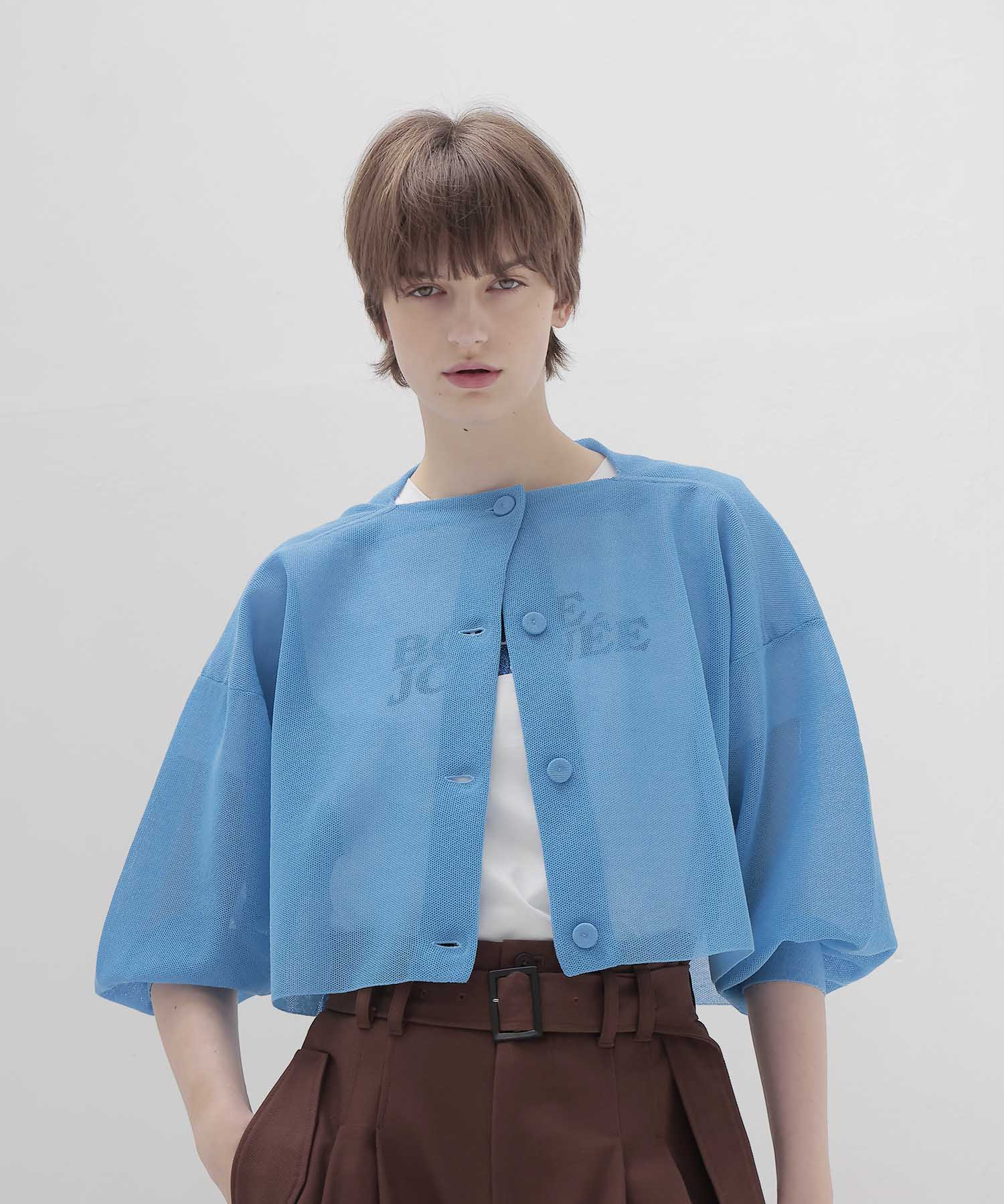 ALLONGE sheer cardigan