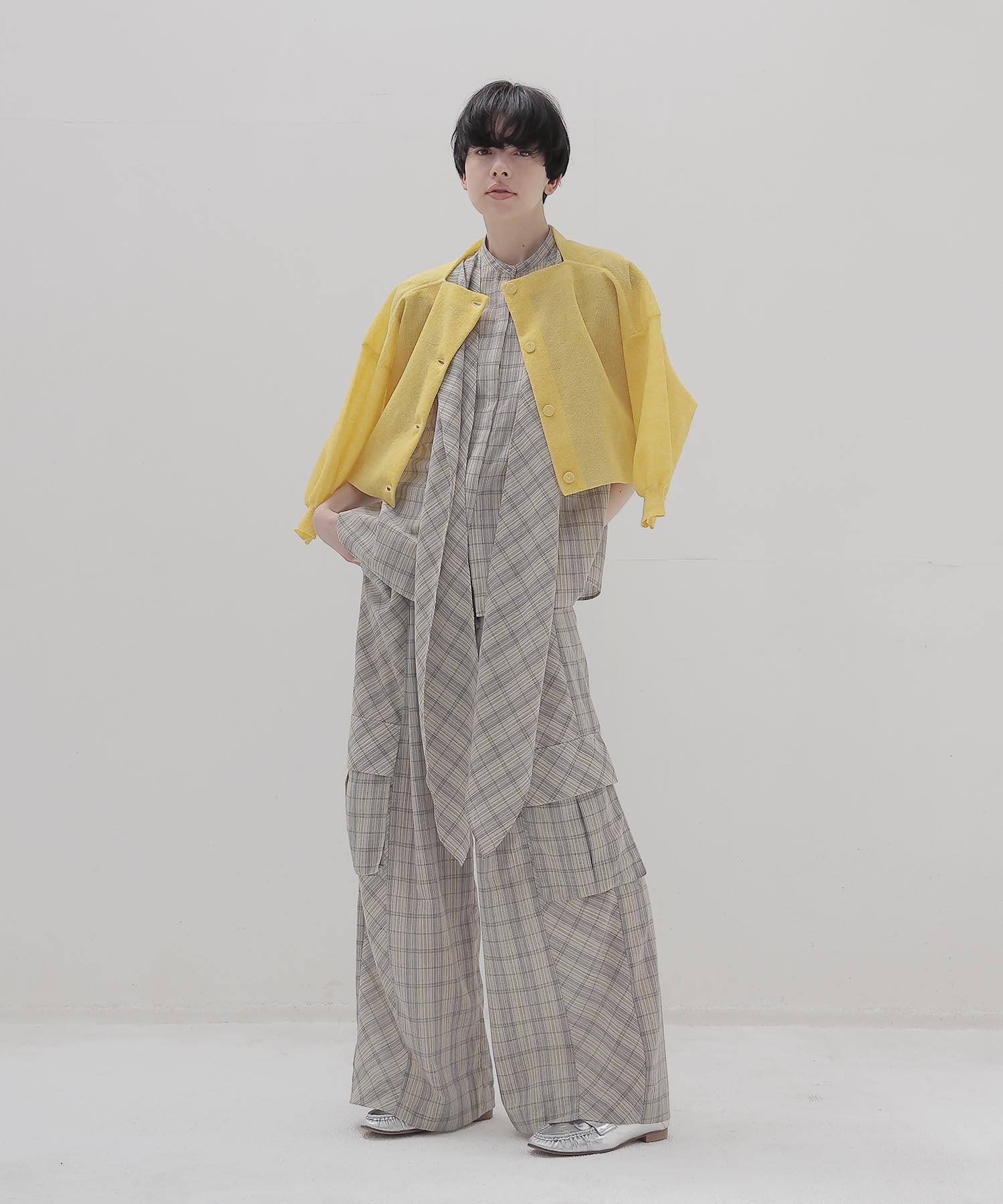 ALLONGE sheer cardigan